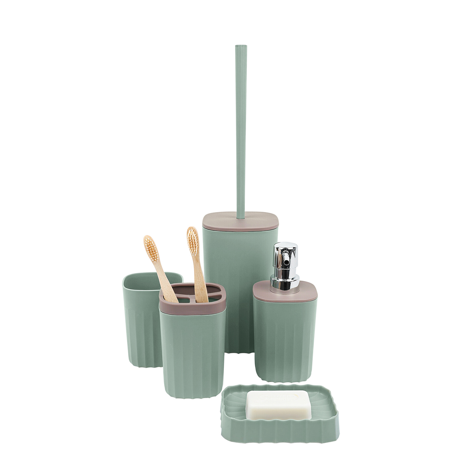 Badezimmer Set 5-teilig mint