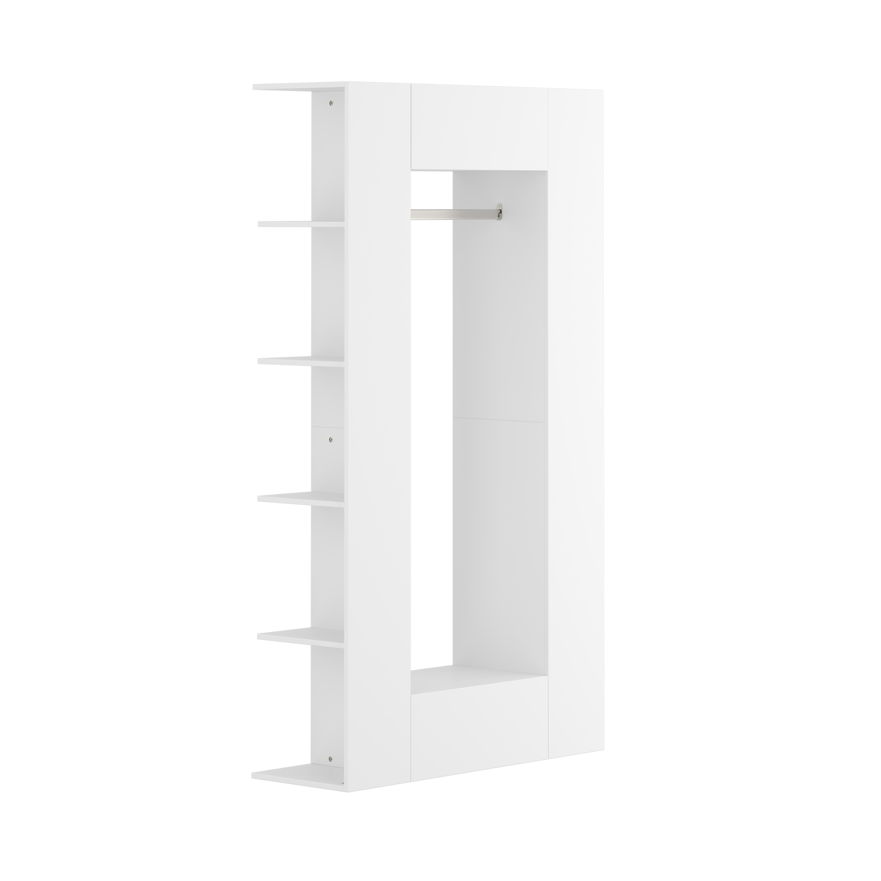 Garderobe TERENCE 106 x 190 cm weiss