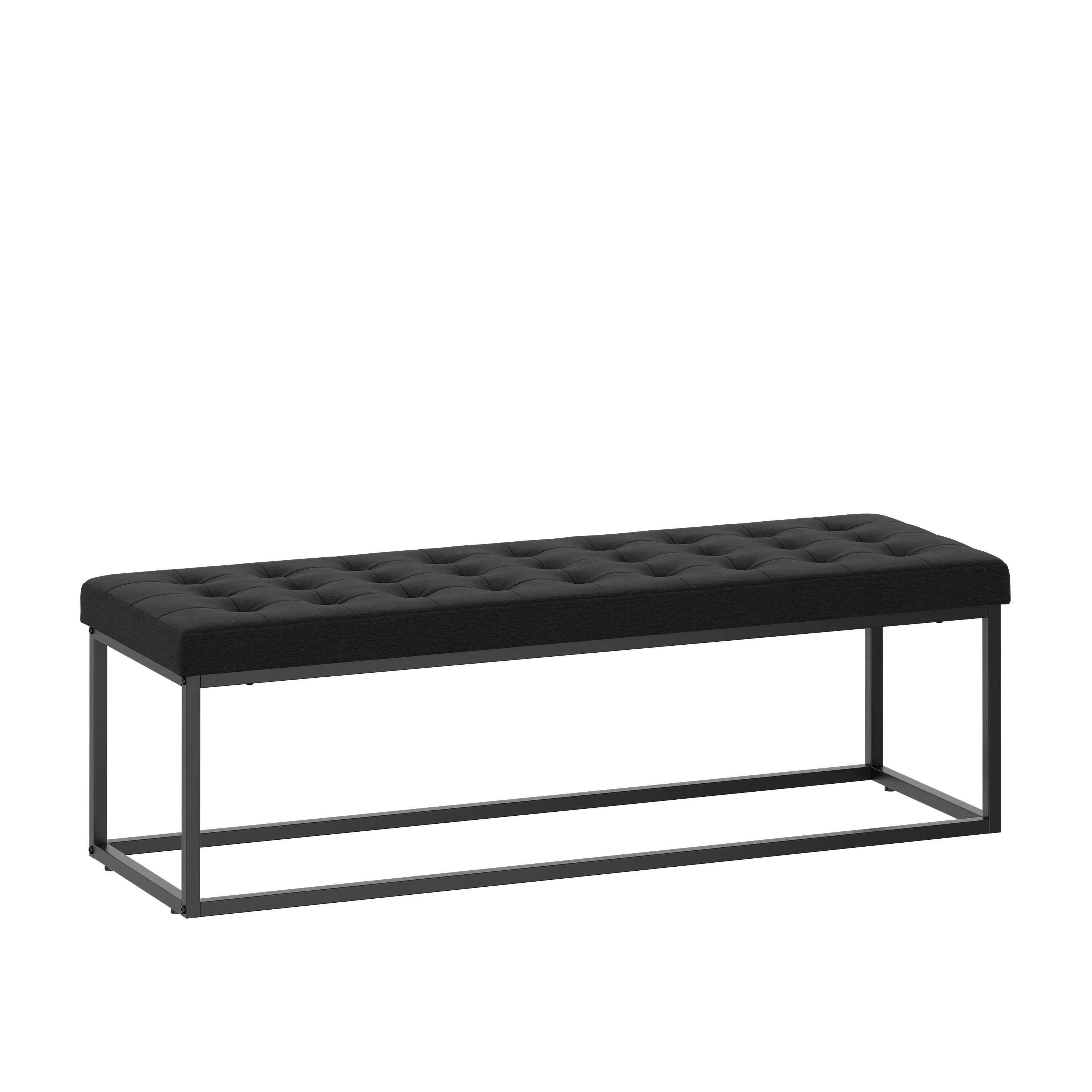 Sitzbank CELINA 120 cm schwarz