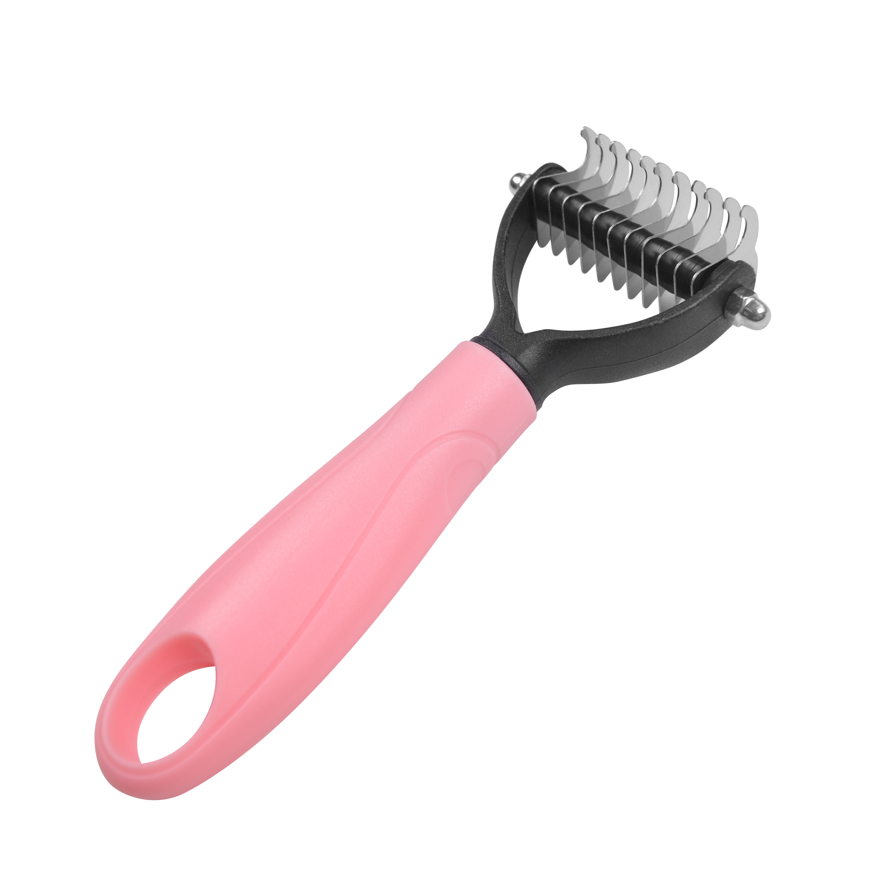 Bürste für Haustiere Unterfellkamm 17 x 7 cm rosa