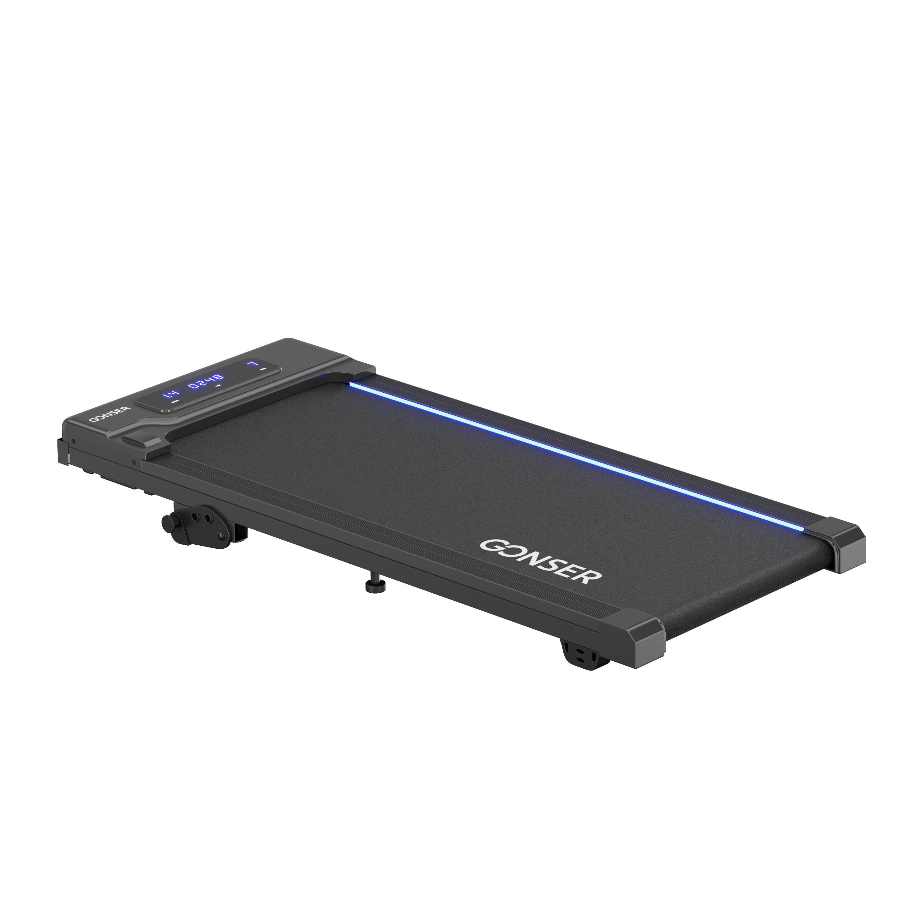 Laufband Walking Pad LED TEMPO mit Neigungsfunktion schwarz