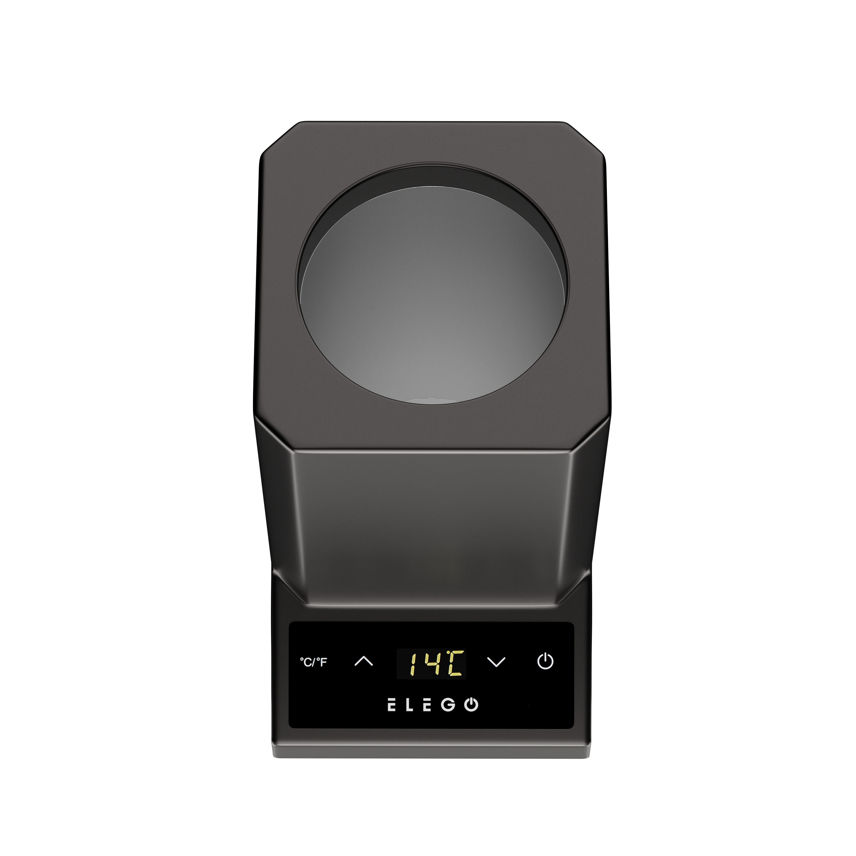 Bottle cooler for 1 bottle electric grey