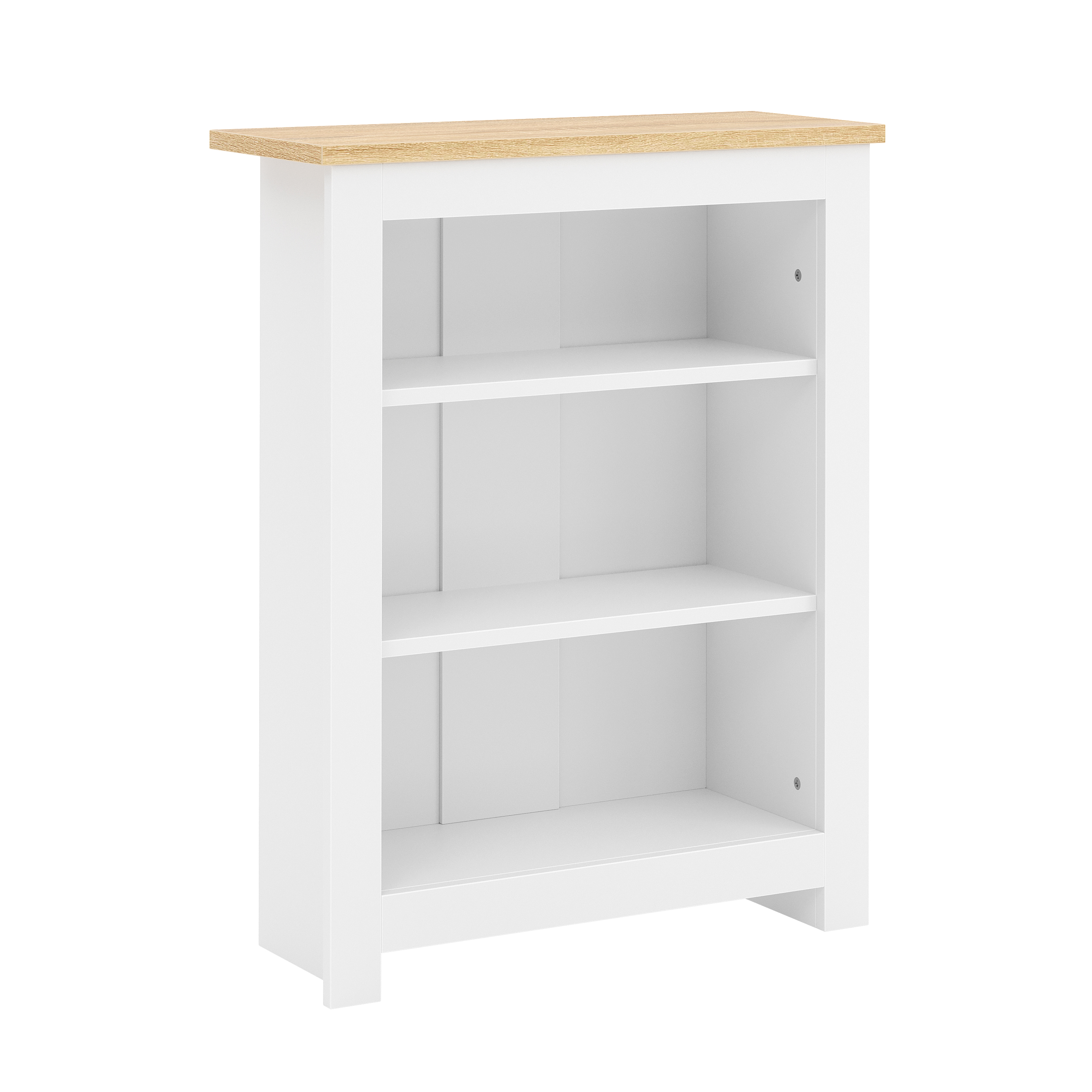 Bücherregal ARLES 60 x 24 x 75 cm weiss