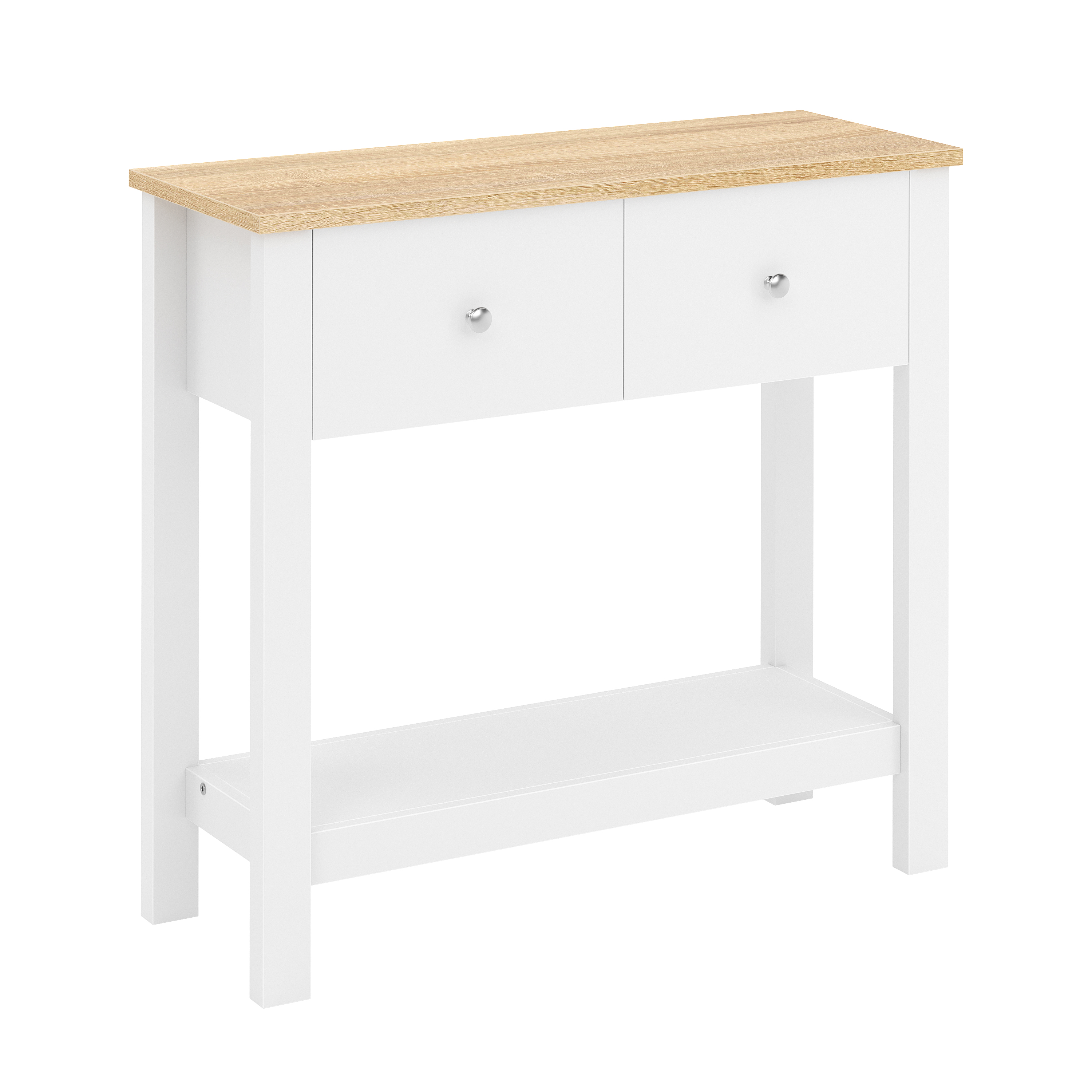 Konsolentisch ARLES 80 x 30 x 74 cm weiss