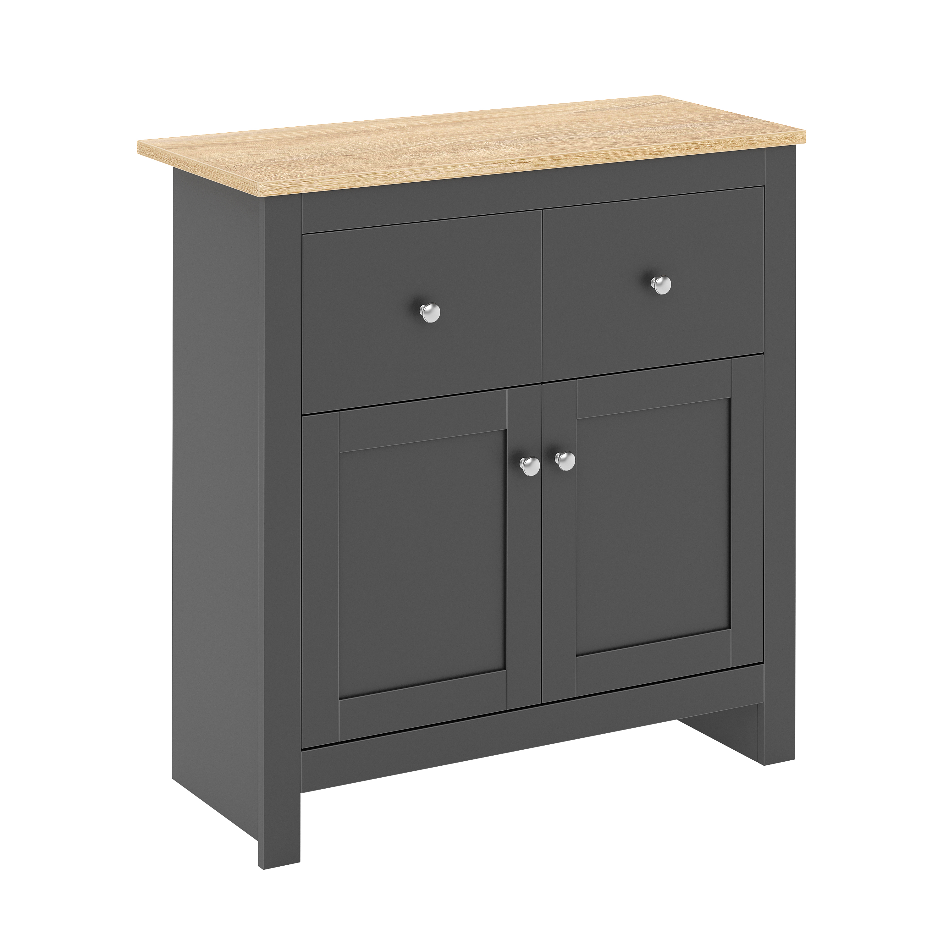 Sideboard ARLES 79 x 35 x 80 cm anthrazit