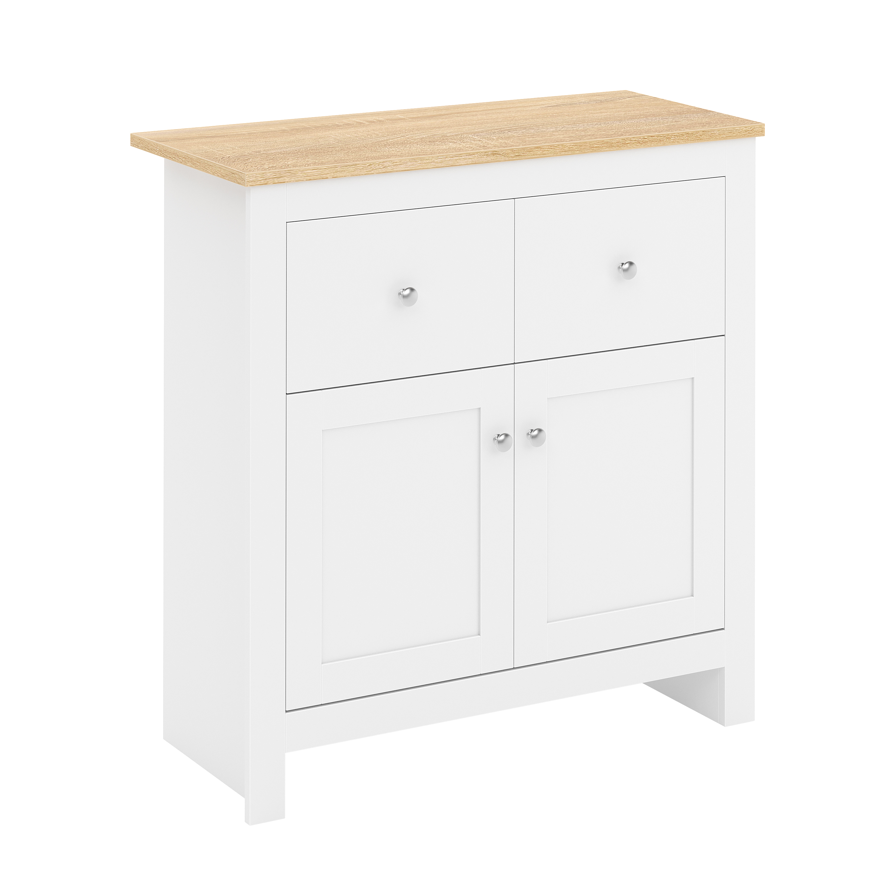 Sideboard ARLES 79 x 35 x 80 cm weiss