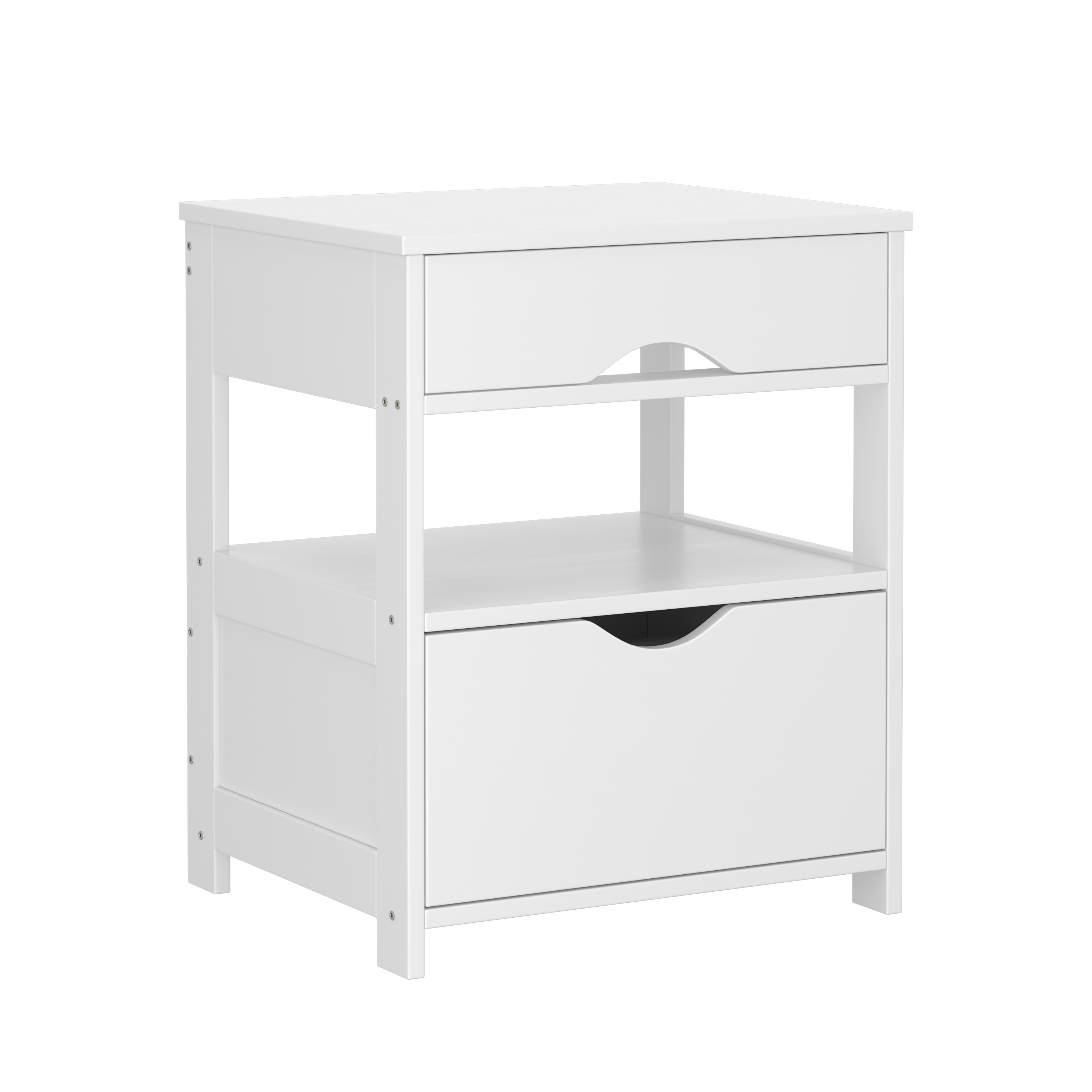 Nachttisch SUZI 45 x 55 cm weiss