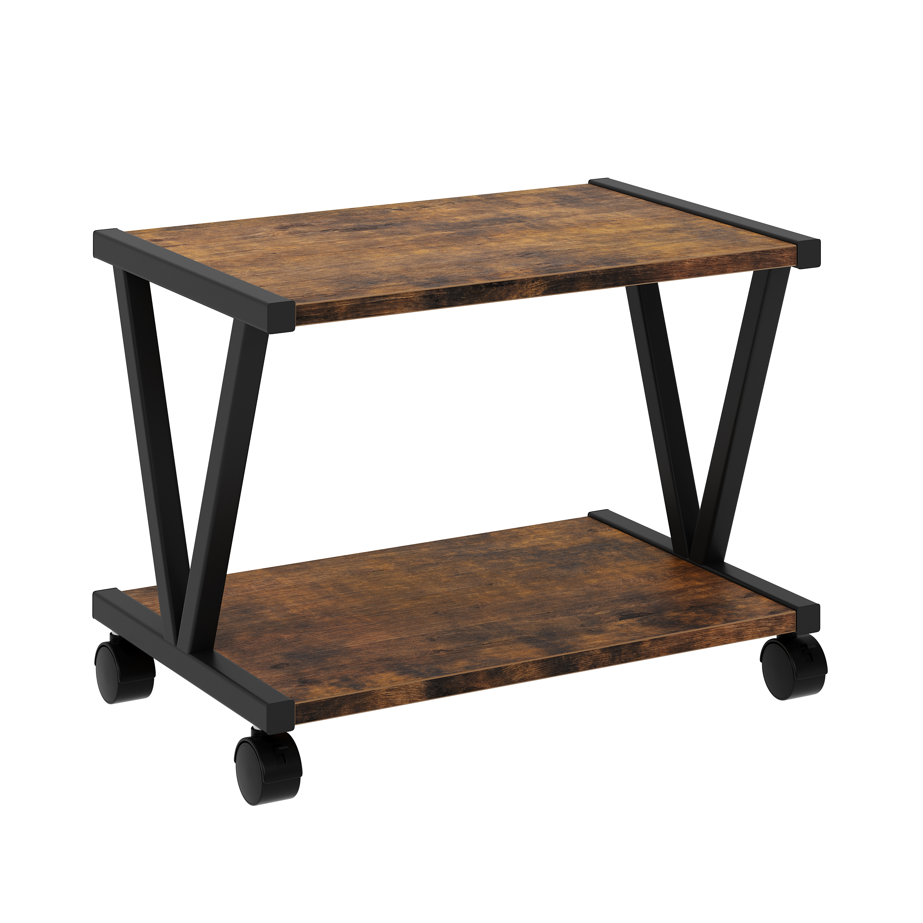 Druckerständer Vintage BONITA mit Rollen 44 x 28 x 28 cm