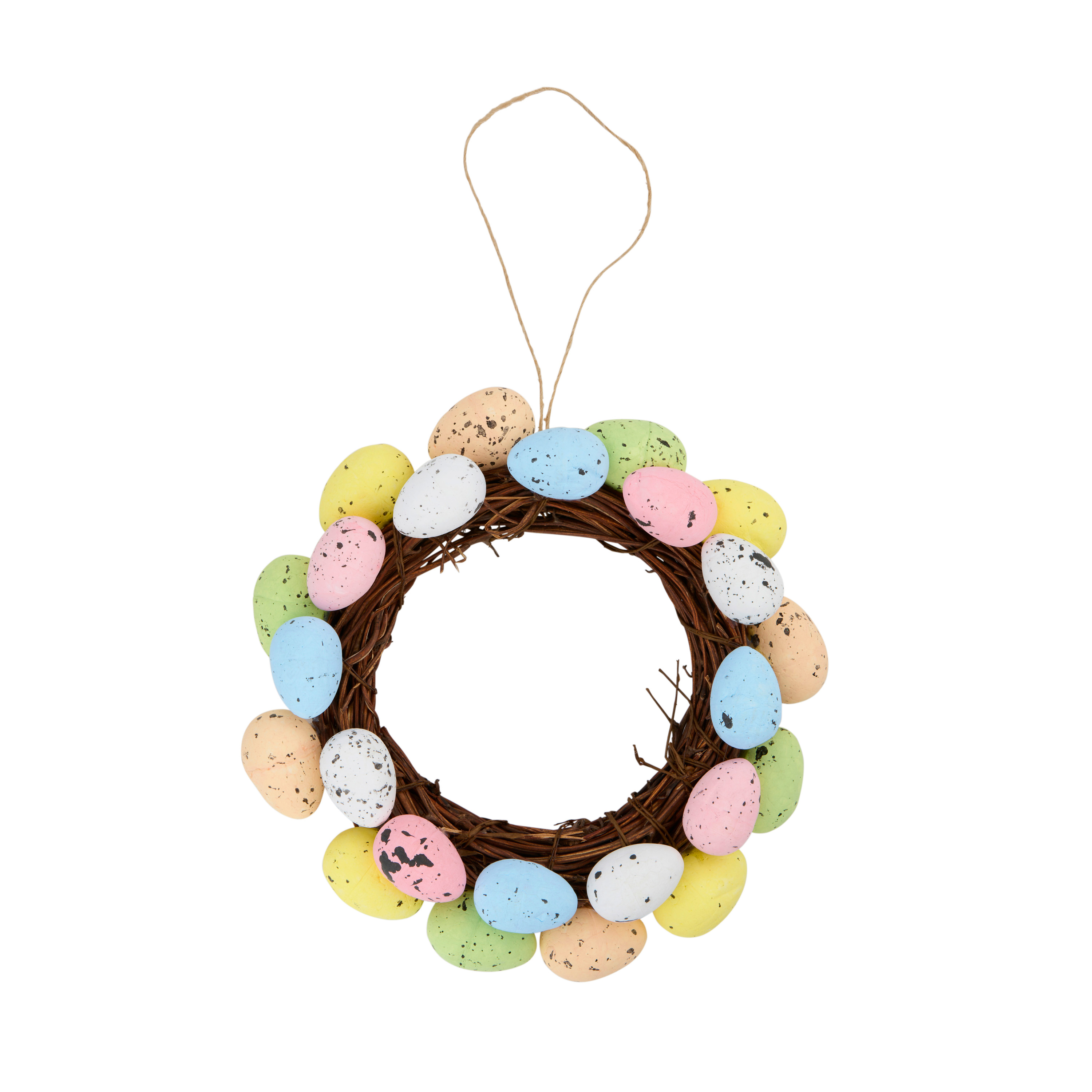 Osterdeko Osterkranz 20 cm bunt