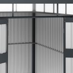 Gerätehaus Metall 200 x 259 x 200 cm Nahaufnahme innen