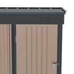 Gerätehaus Metall 161 x 94 x 181 cm Nahaufnahme aussen