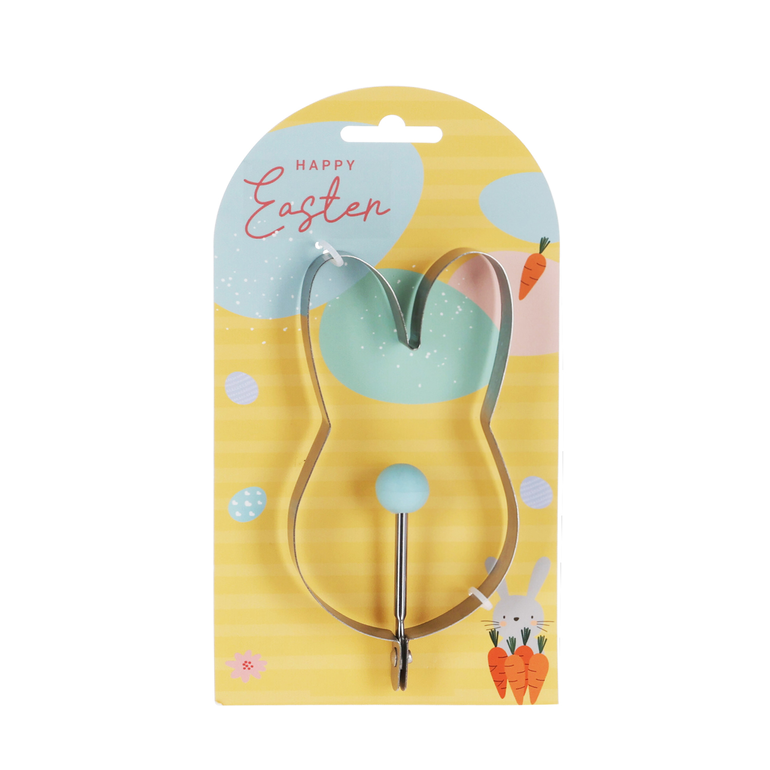 Backring Osterhase Edelstahl 14 x 8 cm