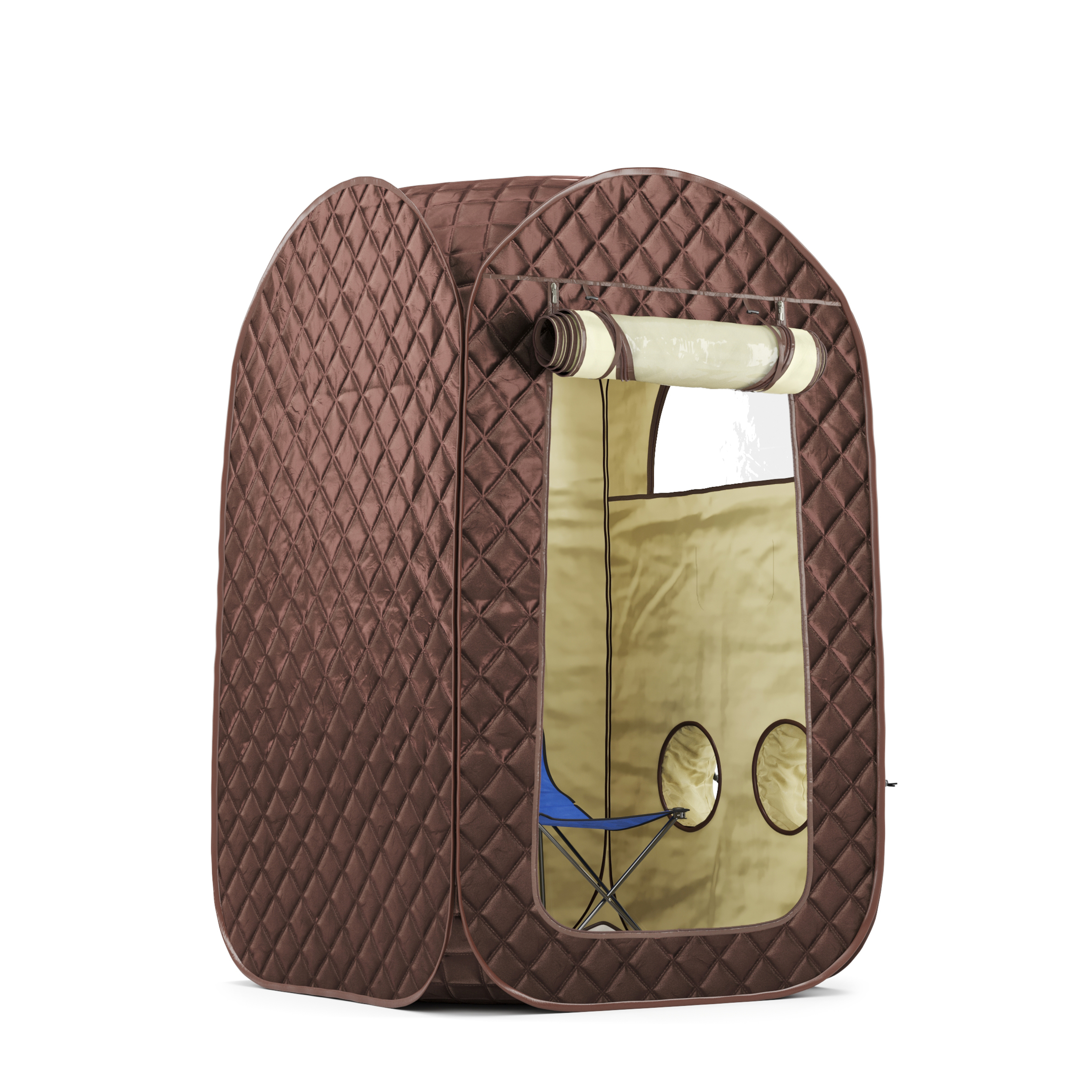 Dampfsauna tragbar 88 x 88 x 145 cm