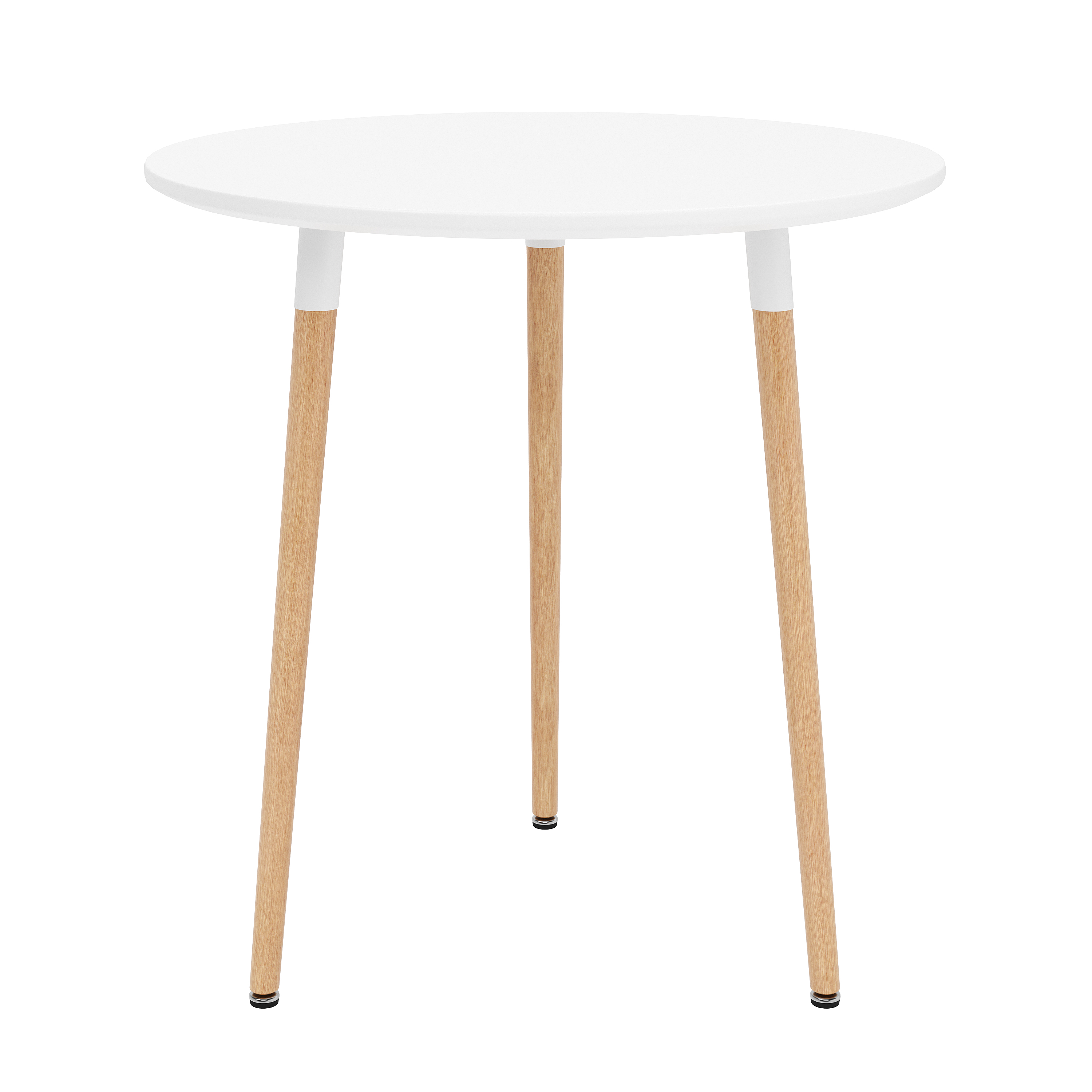 Esstisch GRELIA rund 60 cm weiss/natur