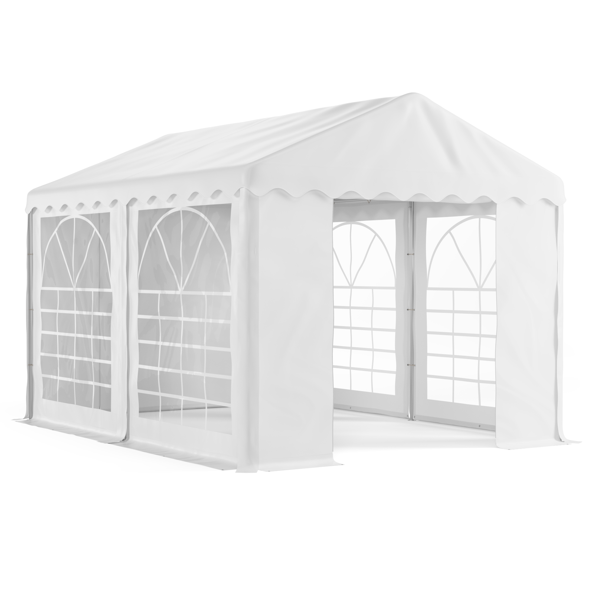 Profi PVC Partyzelt 3 x 4 m weiss