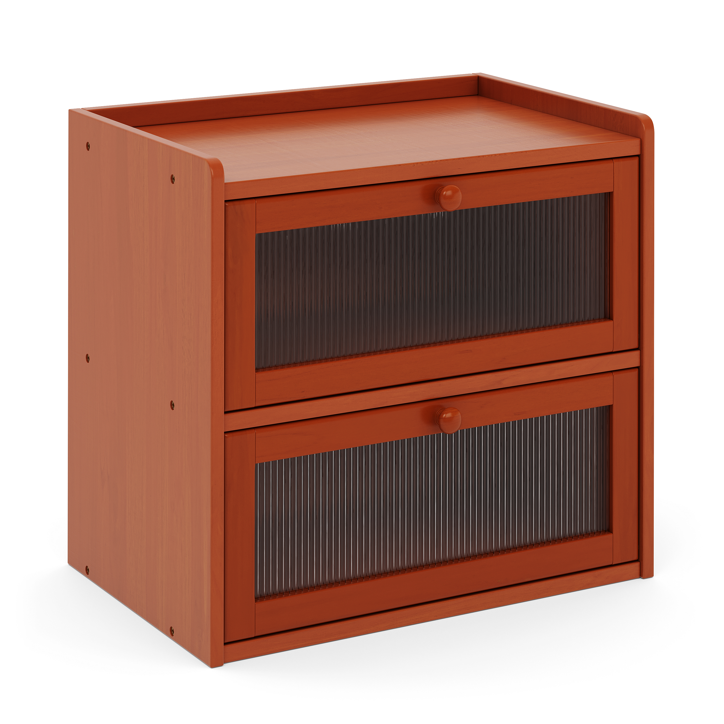 Brotkasten Bambus ÉCLAIR 2 Etagen mit Sichtfenster 37 x 24 x 34 cm