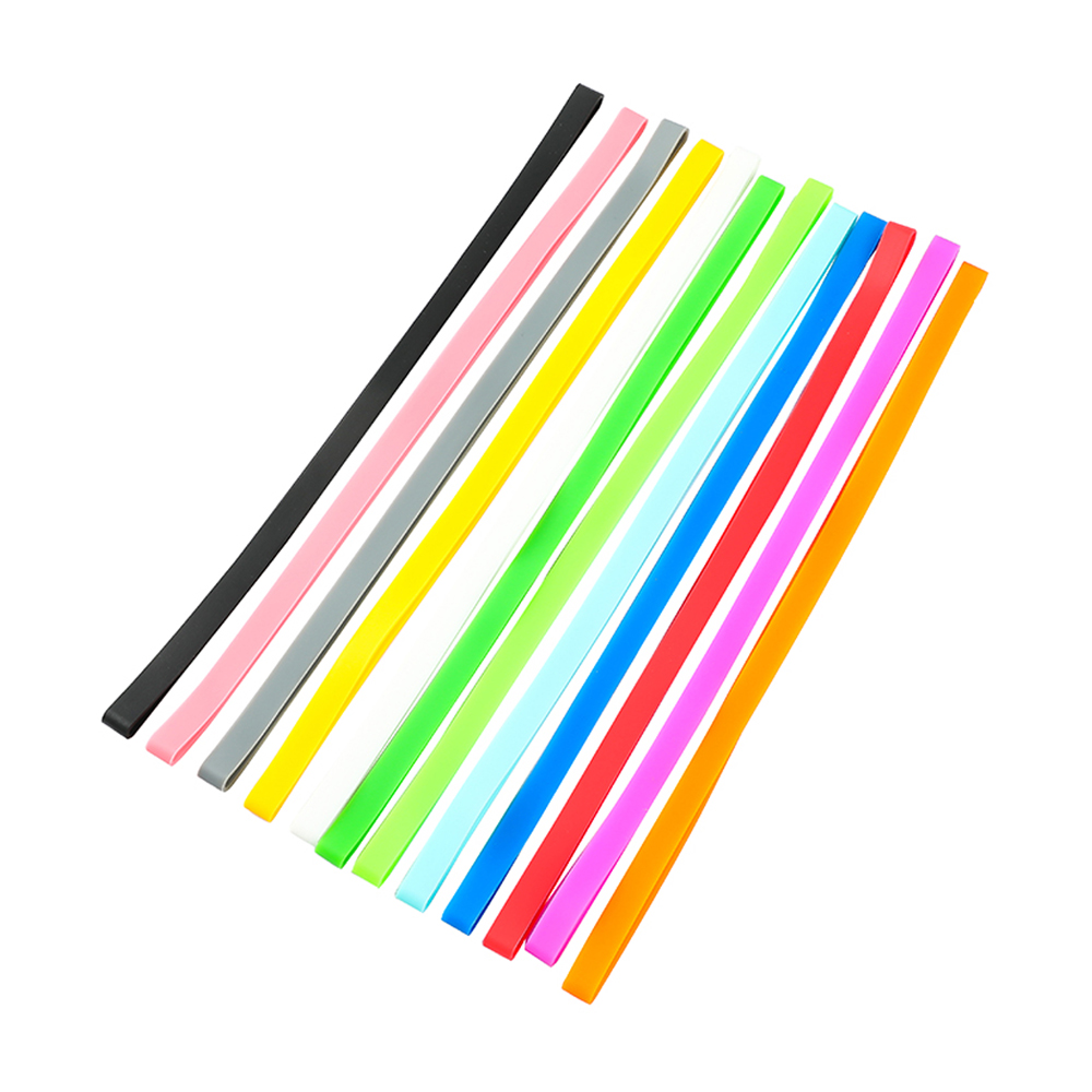 Strandhandtuchhalter Silikon 12er Set 30 x 1 cm bunt