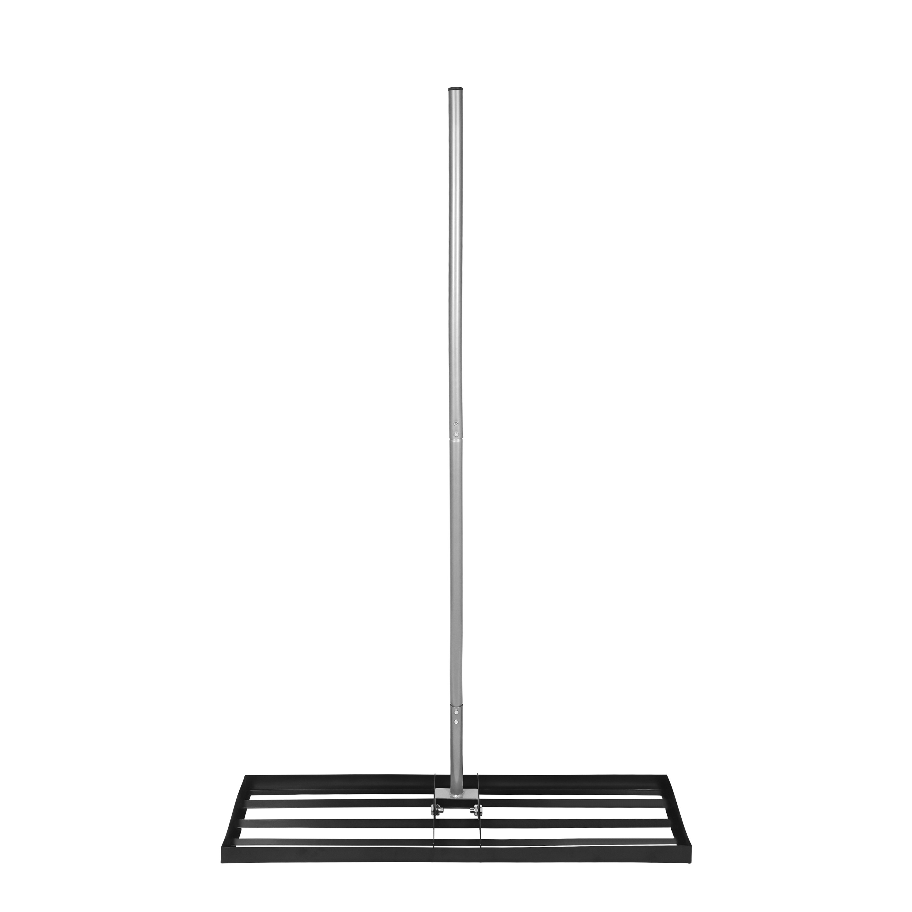 Rechen Nivellierrechen 113 x 26 x 175 cm schwarz/silber