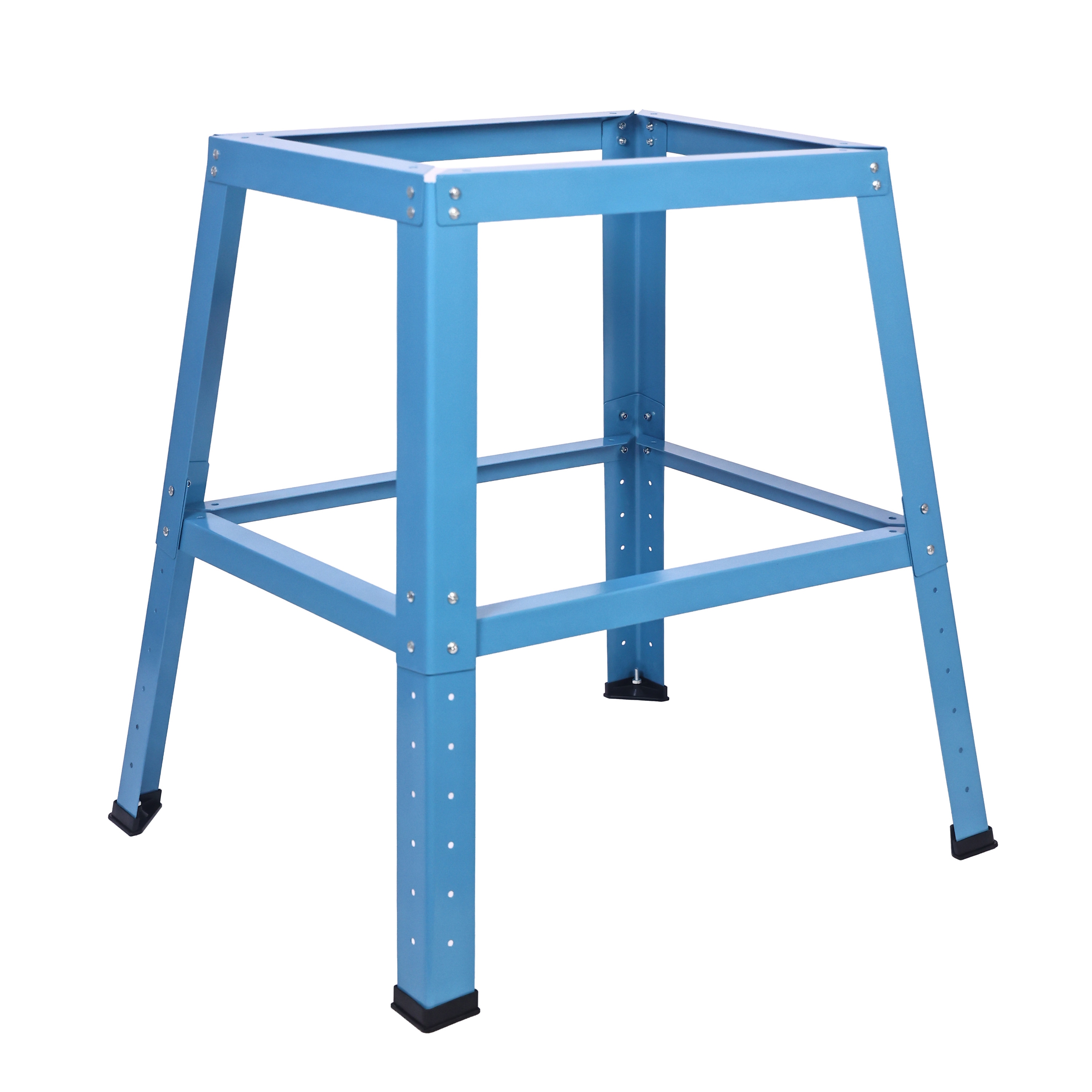 Werkstatt Untergestell Maschinenständer höhenverstellbar 87 x 71 x 55 - 87 cm blau
