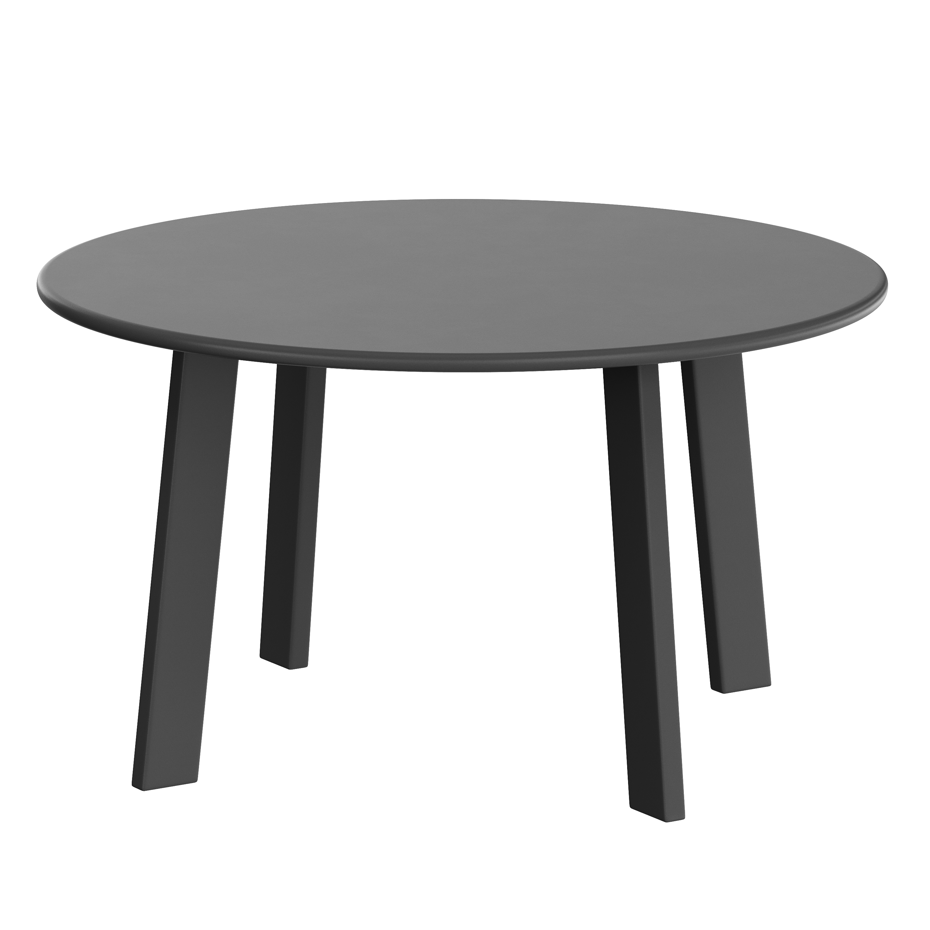 Beistelltisch Metall BERVIN rund 70 x 40 cm anthrazit
