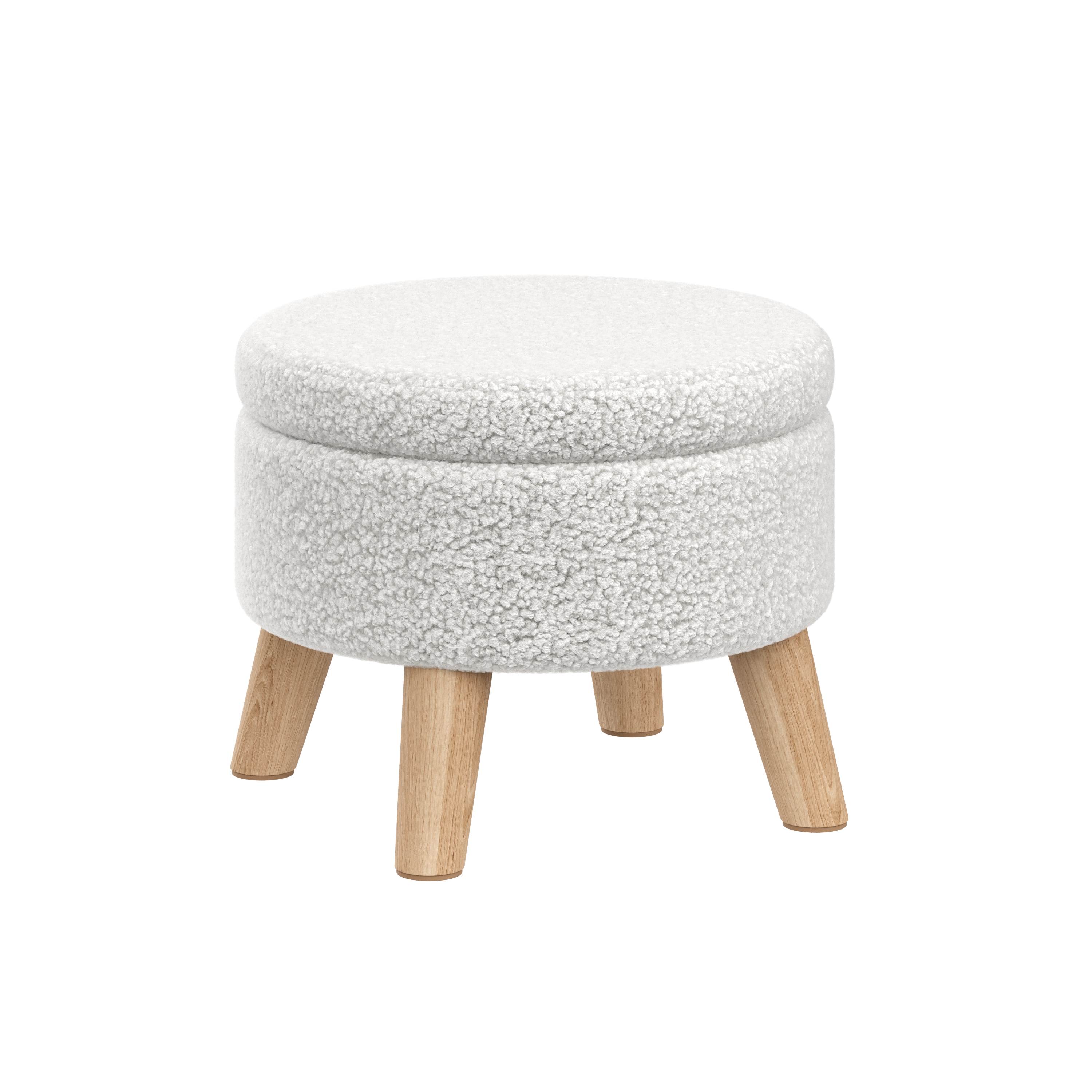 Hocker Teddy DAHN mit Stauraum weiss