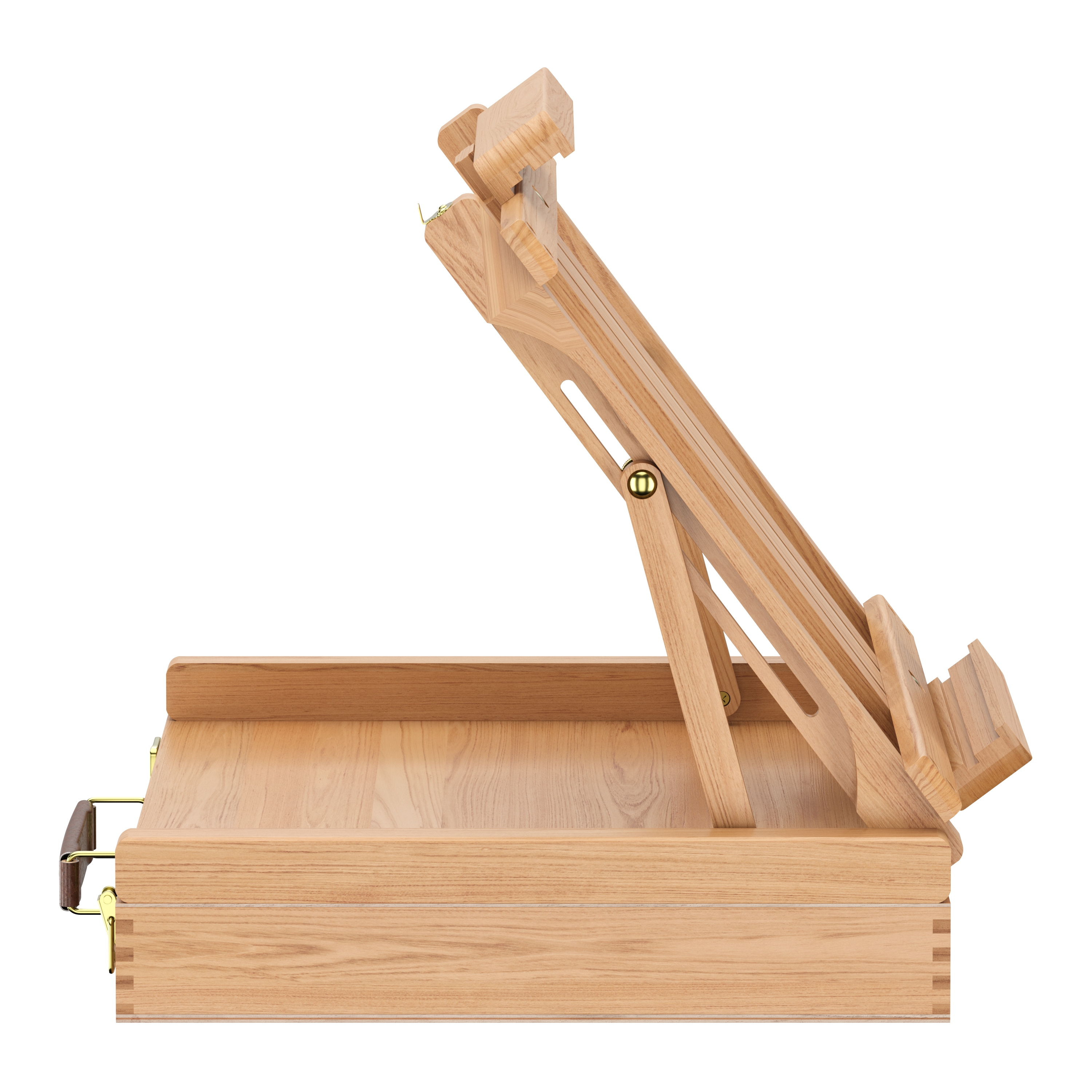 Tischstaffelei Holz mit Schublade 42