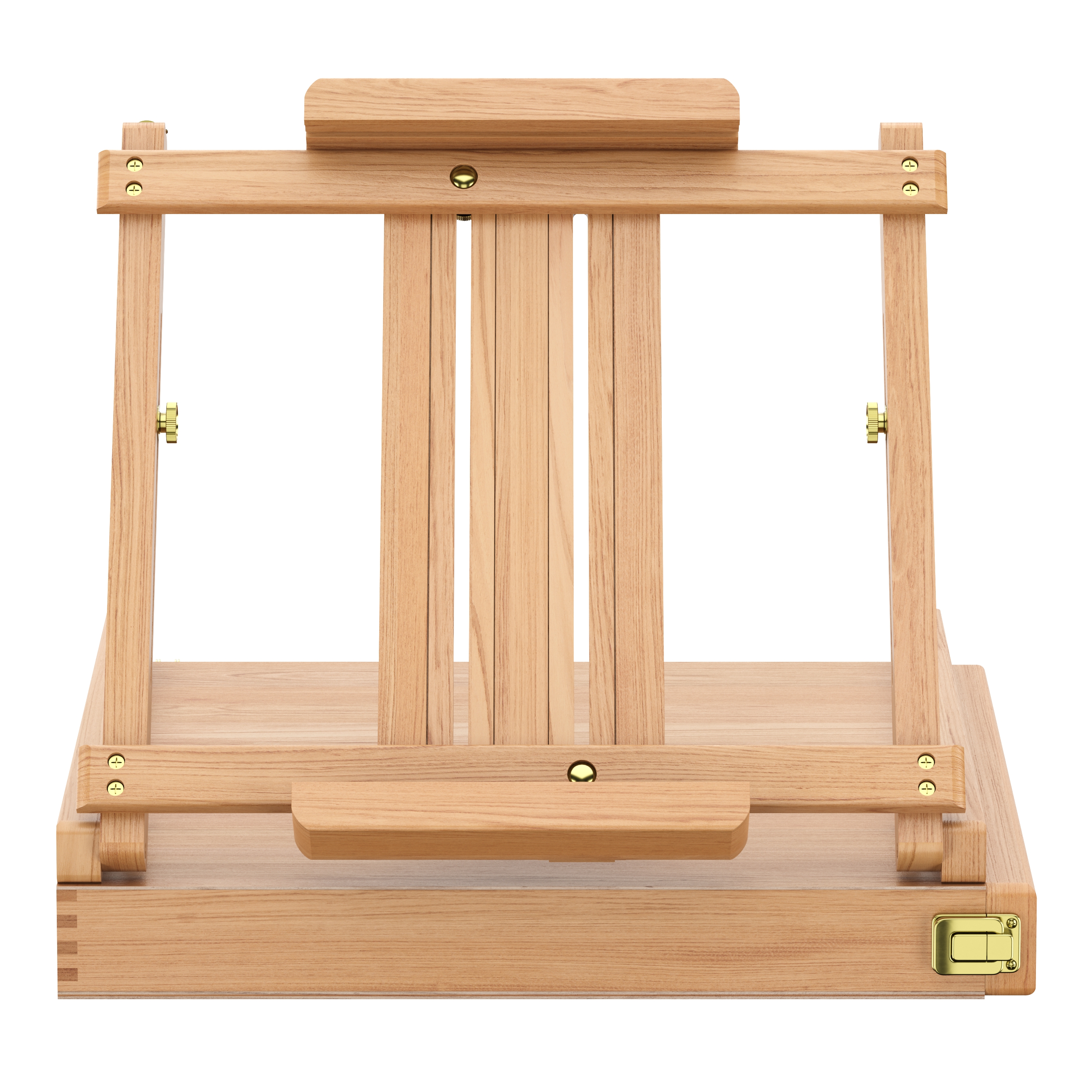 Tischstaffelei Holz mit Schublade 42