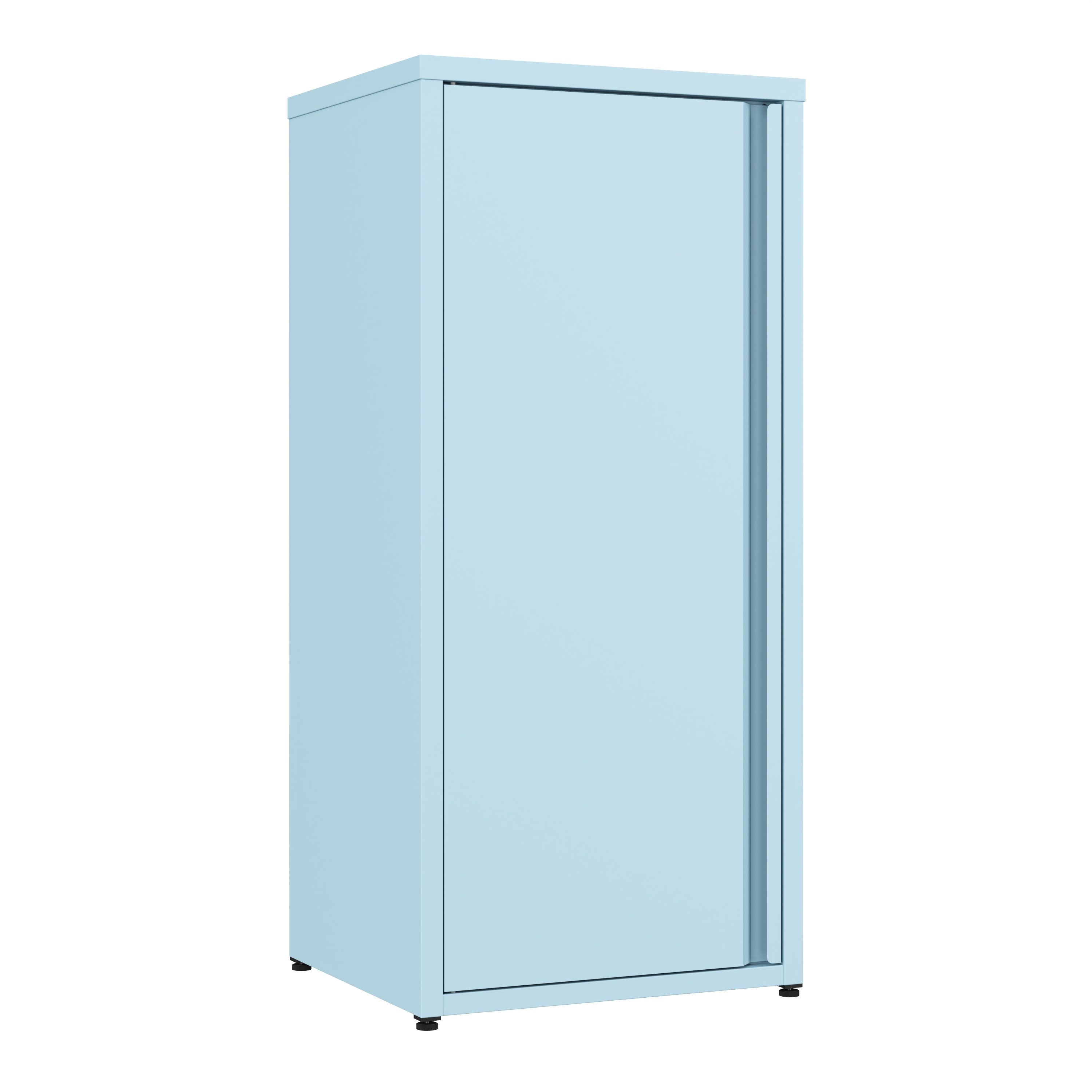 Aktenschrank mit 2 Böden YUKON 40 x 88 cm hellblau