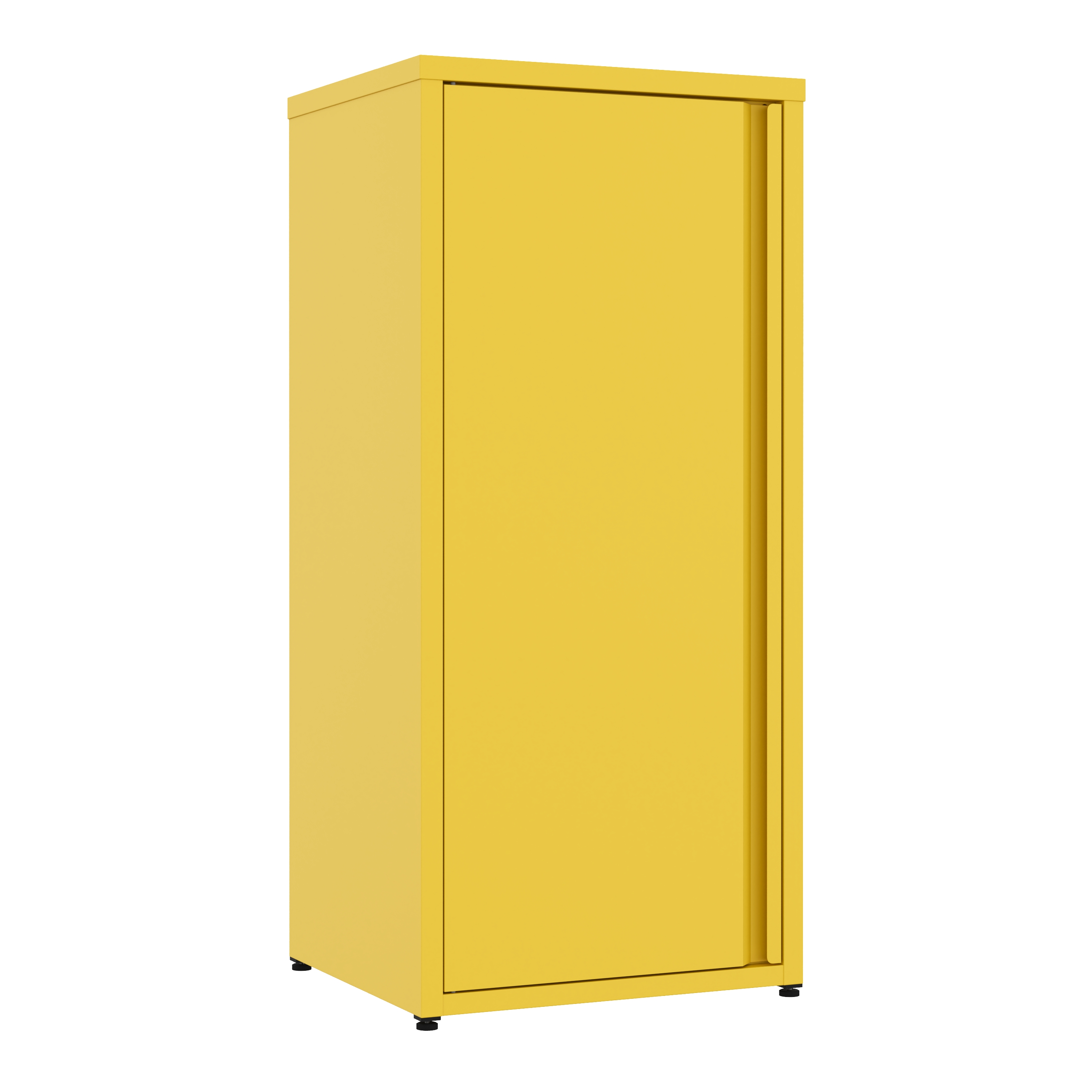 Aktenschrank mit 2 Böden YUKON 40 x 88 cm gelb
