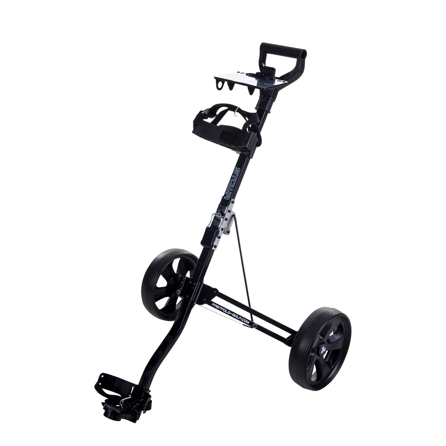 FastFold Golftrolley Aluminium 2-Rad schwarz