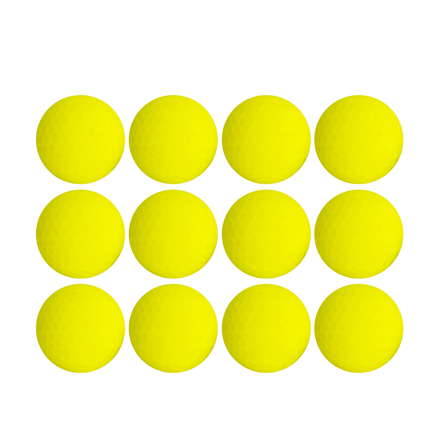 COUGAR Golfball 12er Set 85 Kompression gelb