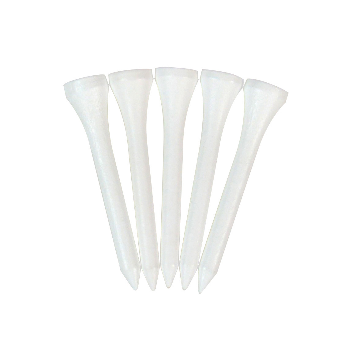 LEGEND Golf Tees 30er Set Holz 70 mm weiss