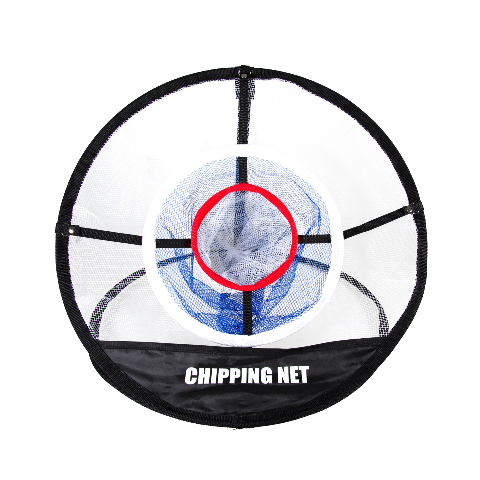 Pure2Improve Golf Pop-Up Chipping Netz 50 cm schwarz/blau/rot