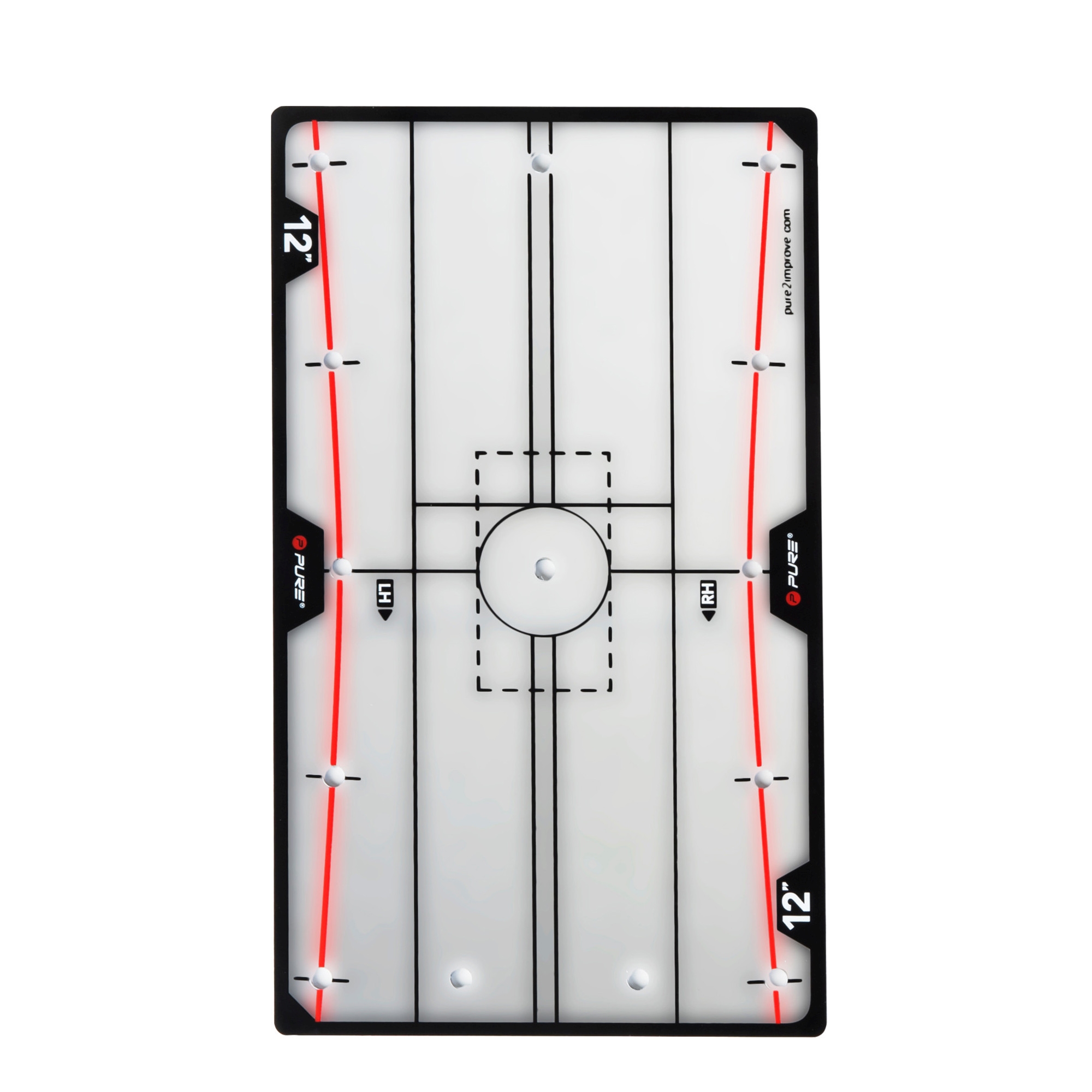 Pure2Improve Golf Putting Spiegel 31 x 18 cm