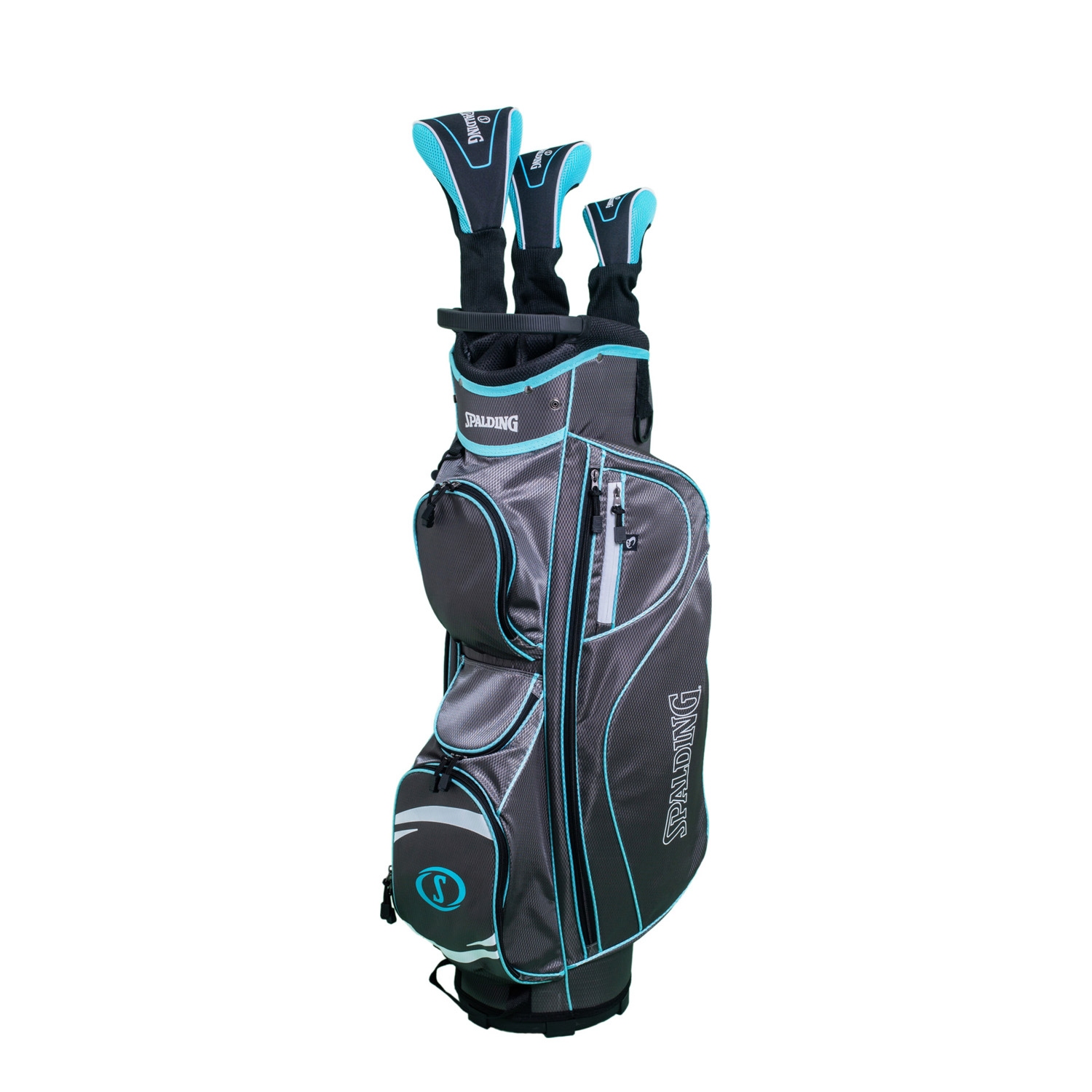 Image of SPALDING SX35 Damen Golf Komplettset Graphit Rechtshänder 15-teilig schwarz