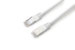 Patchkabel Cat6 weiss 1 m schräge Ansicht