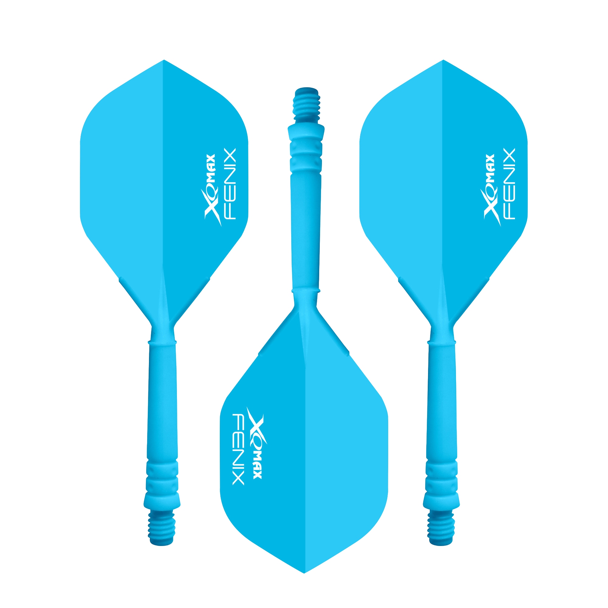 XQMAX Fenix Flight und Shaft 28 mm 3er Set blau