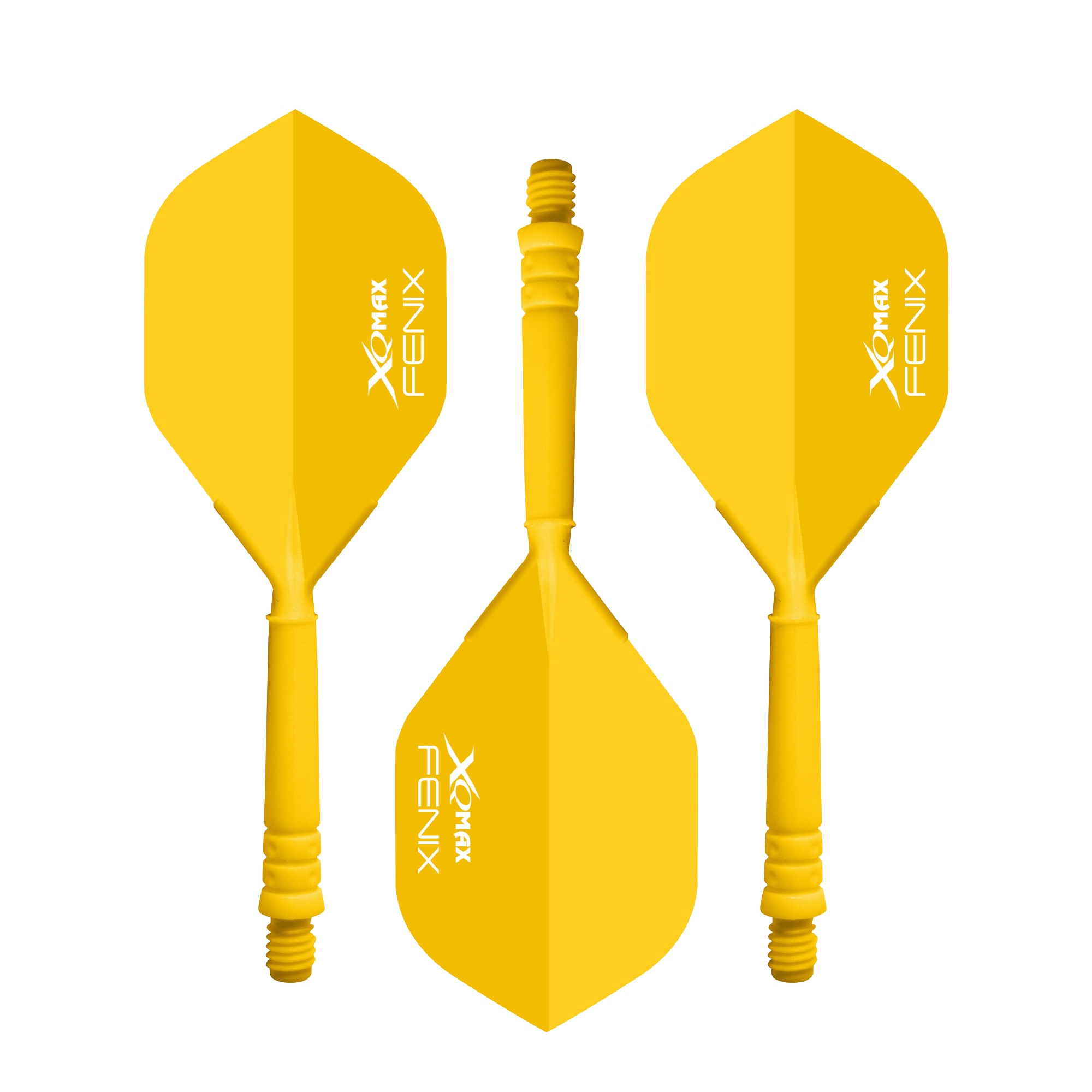 XQMAX Fenix Flight und Shaft 28 mm 3er Set gelb