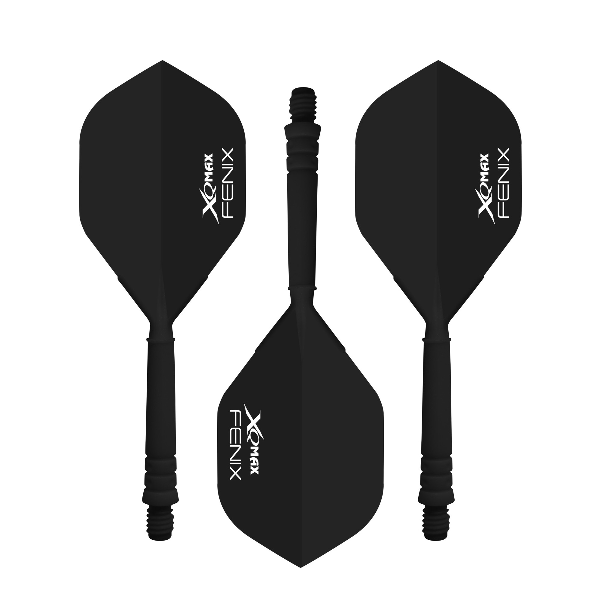 XQMAX Fenix Flight und Shaft 34 mm 3er Set schwarz