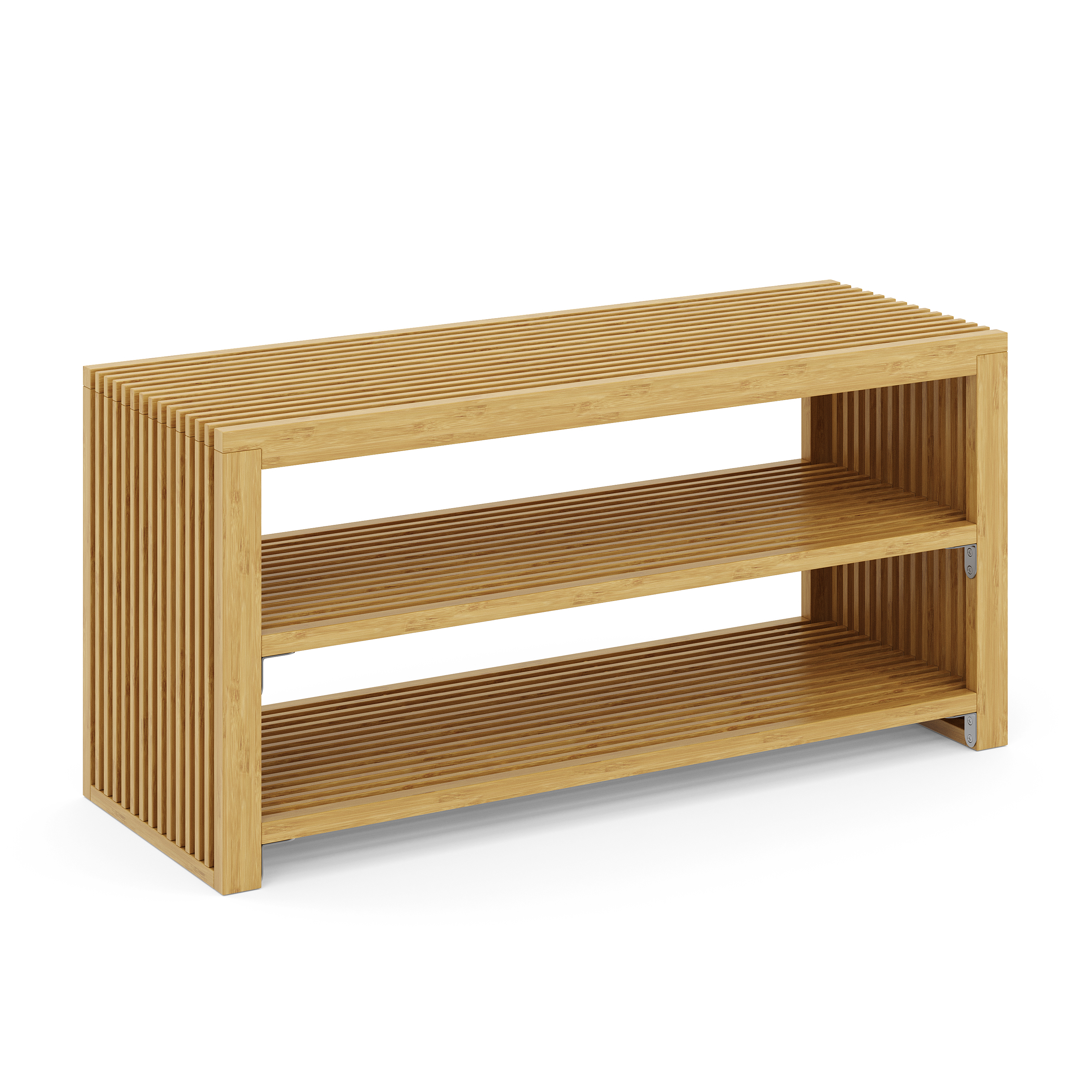 Schuhbank Bambus NORESSO 90 cm natur