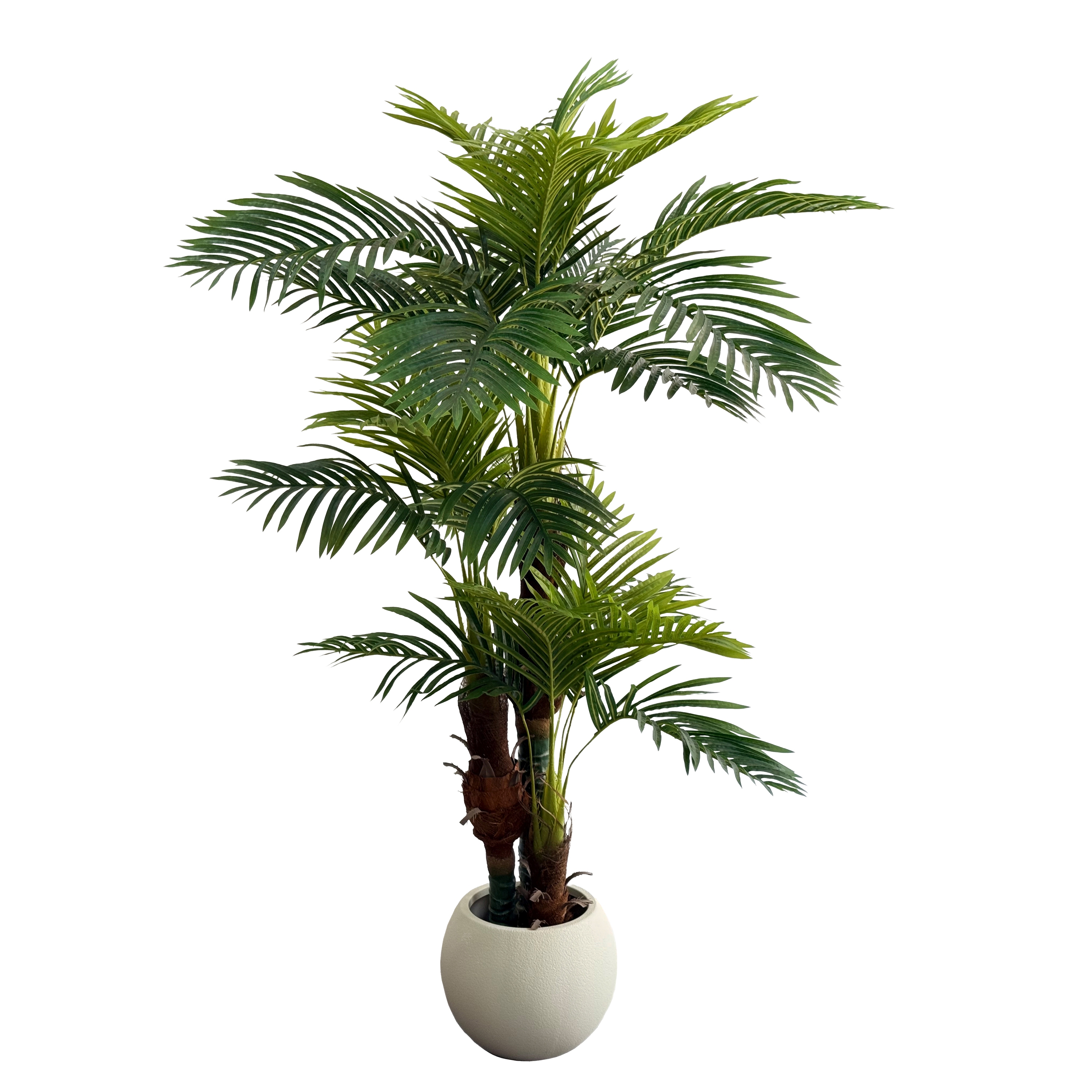 Palme künstlich 180 cm mit Blumentopf 2er Set
