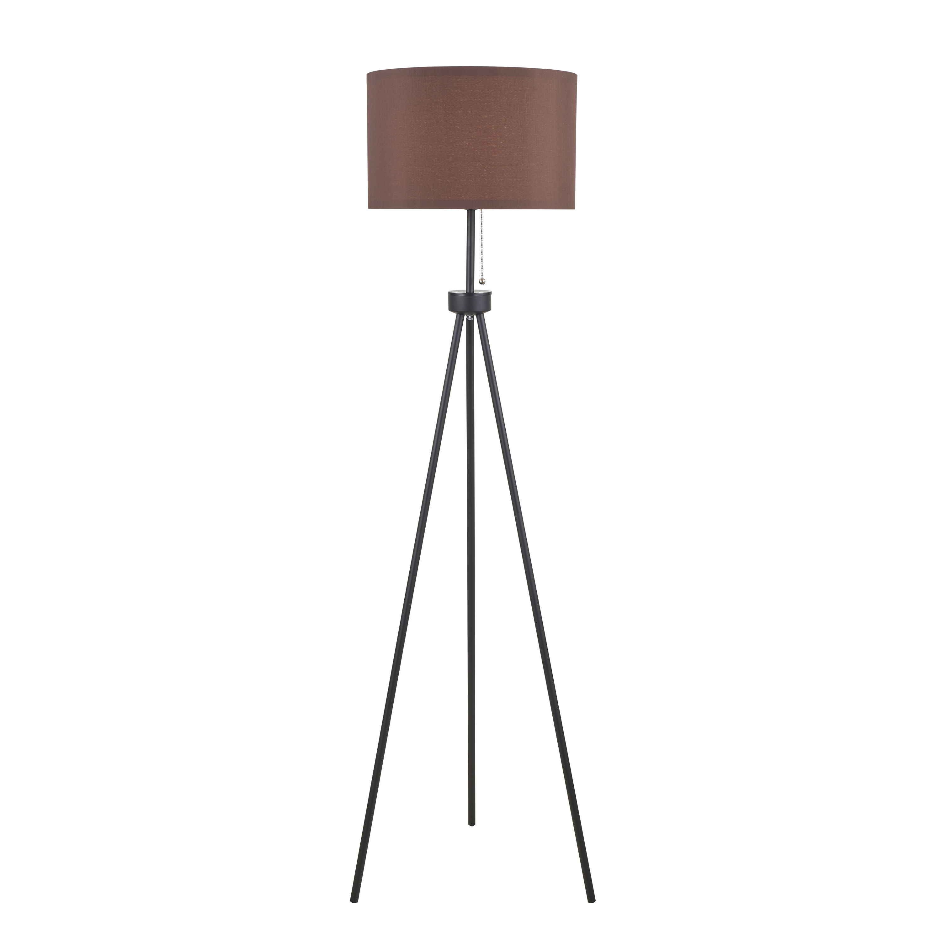 Stehlampe LUZIA braun/schwarz