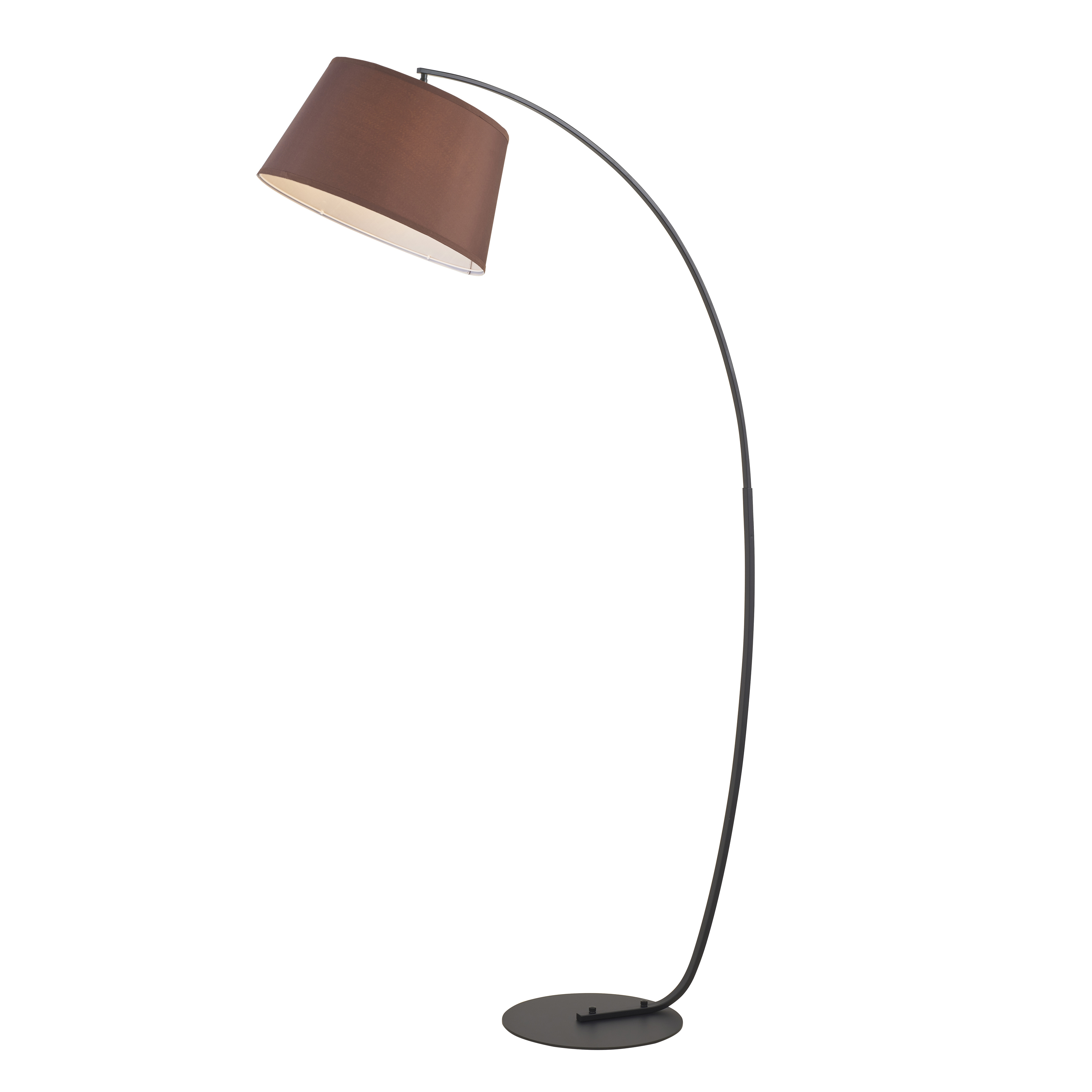 Stehlampe Bogenlampe KERNO braun/schwarz