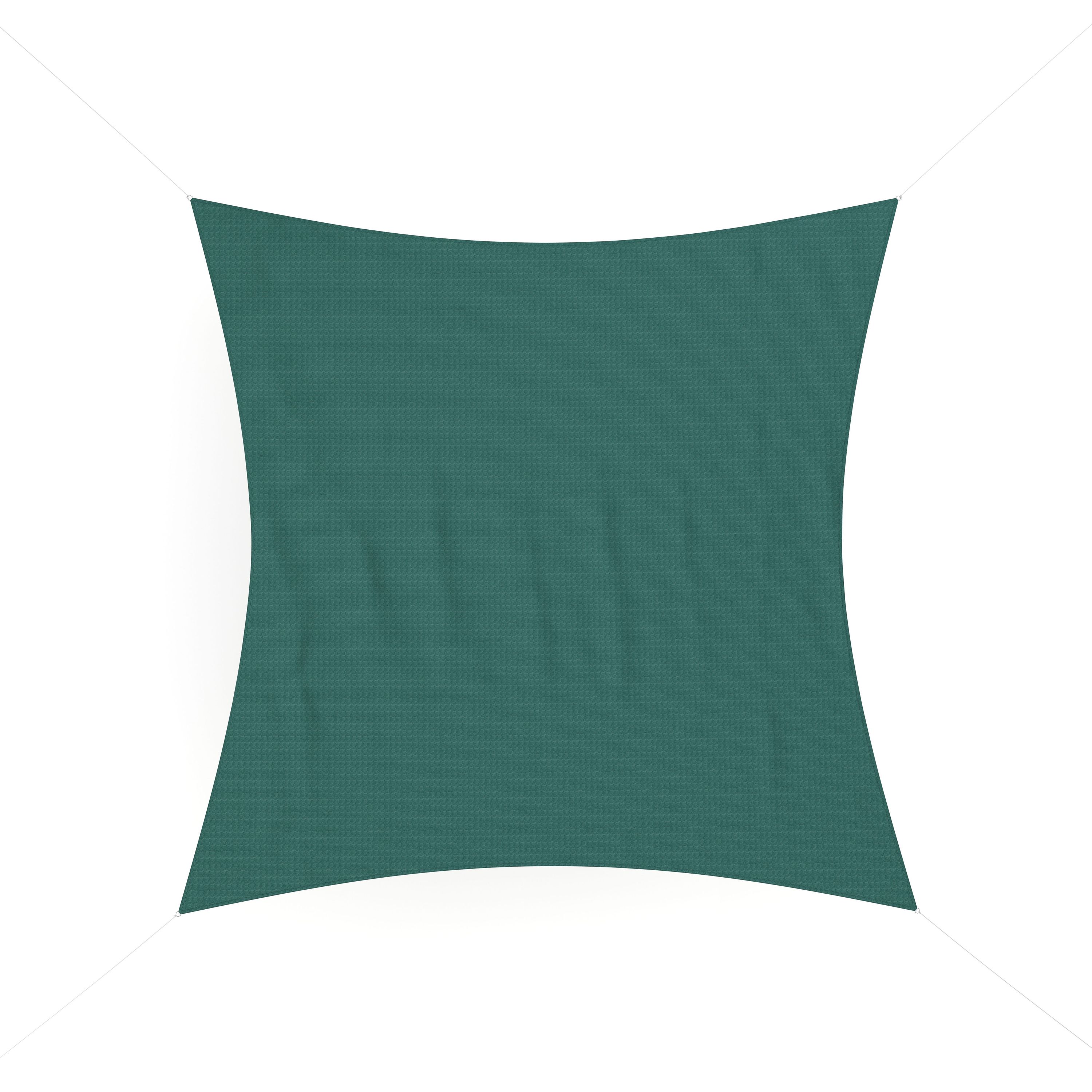 Sonnensegel Quadrat 3 x 3 m grün