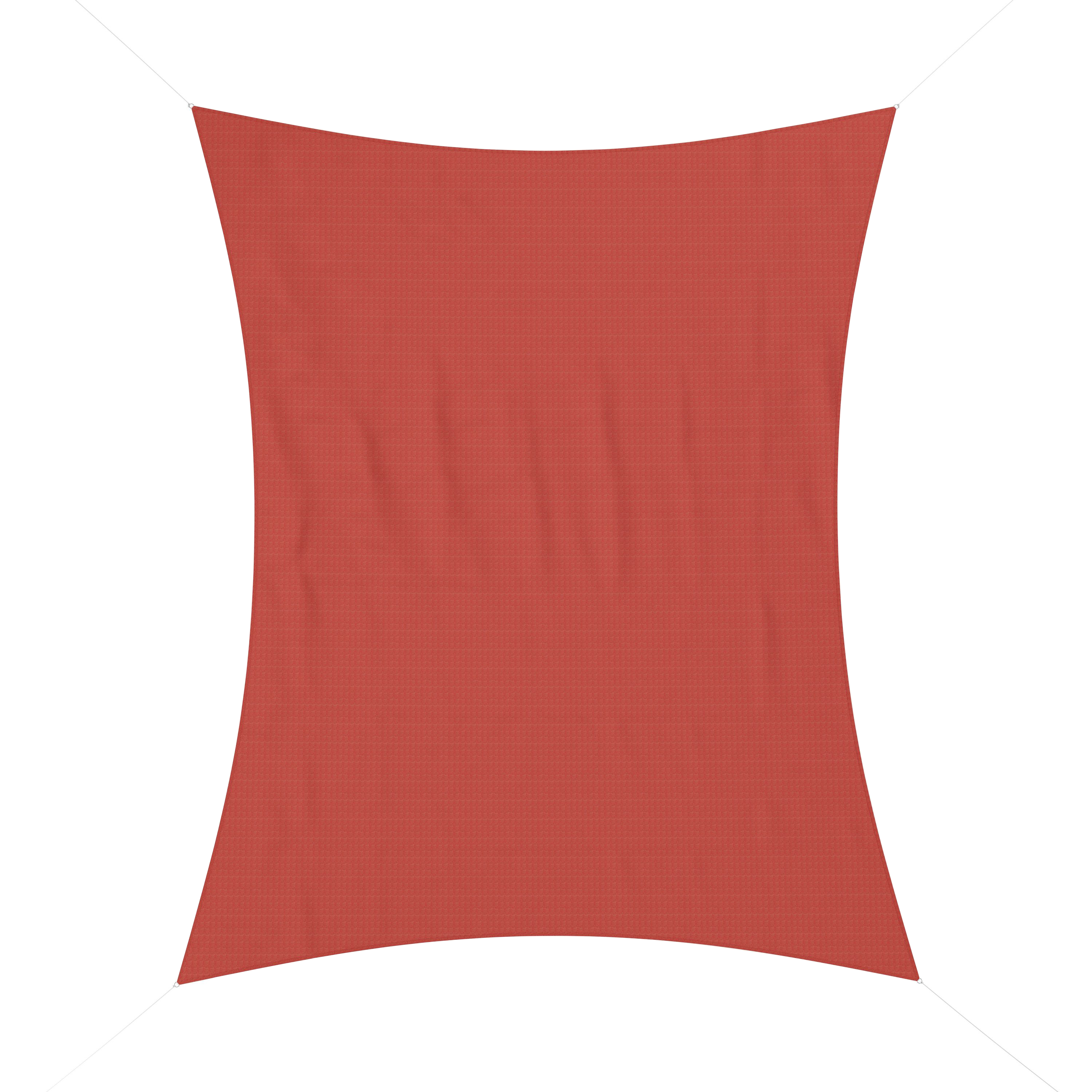 Sonnensegel 4 x 6 m rot