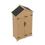 Gerätehaus Holz 100 x 56 x 178 cm von oben