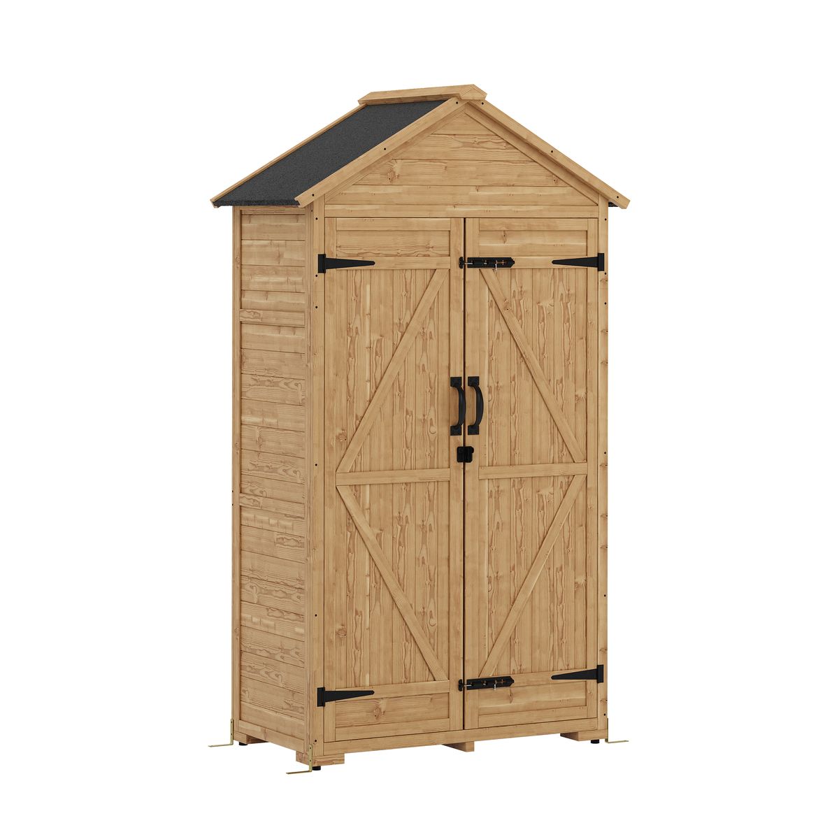 Gerätehaus Holz 100 x 56 x 178 cm Anzeigebild