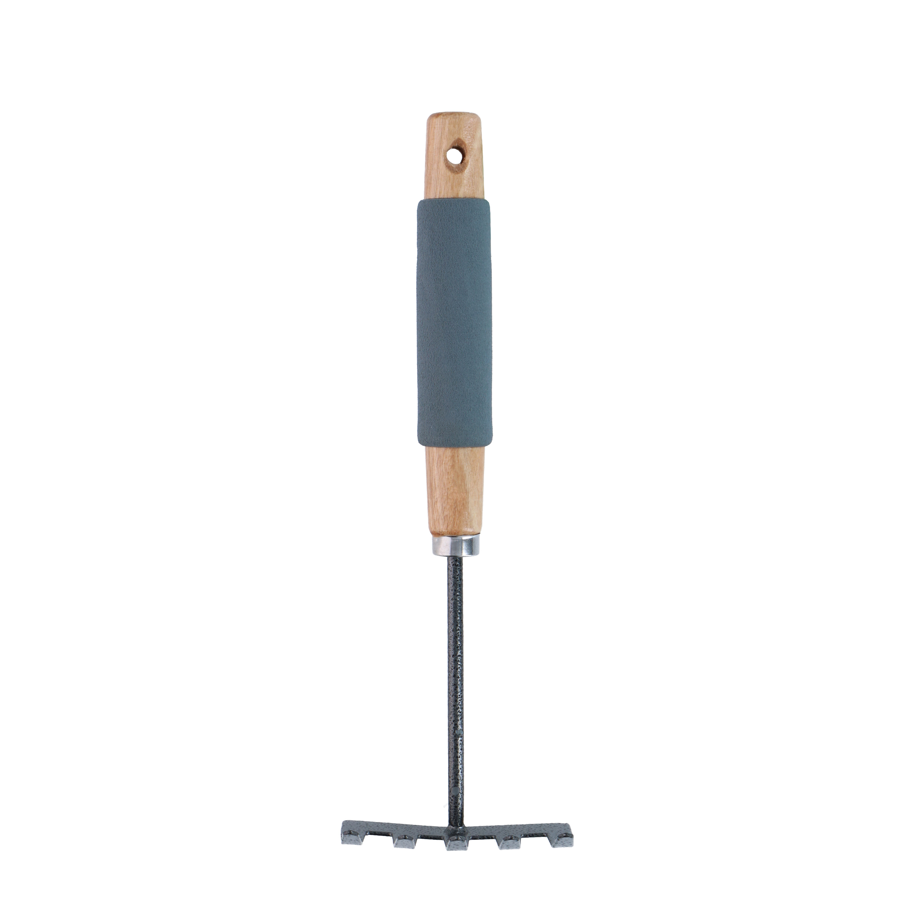 Gartenharke mit Holzgriff 27 cm