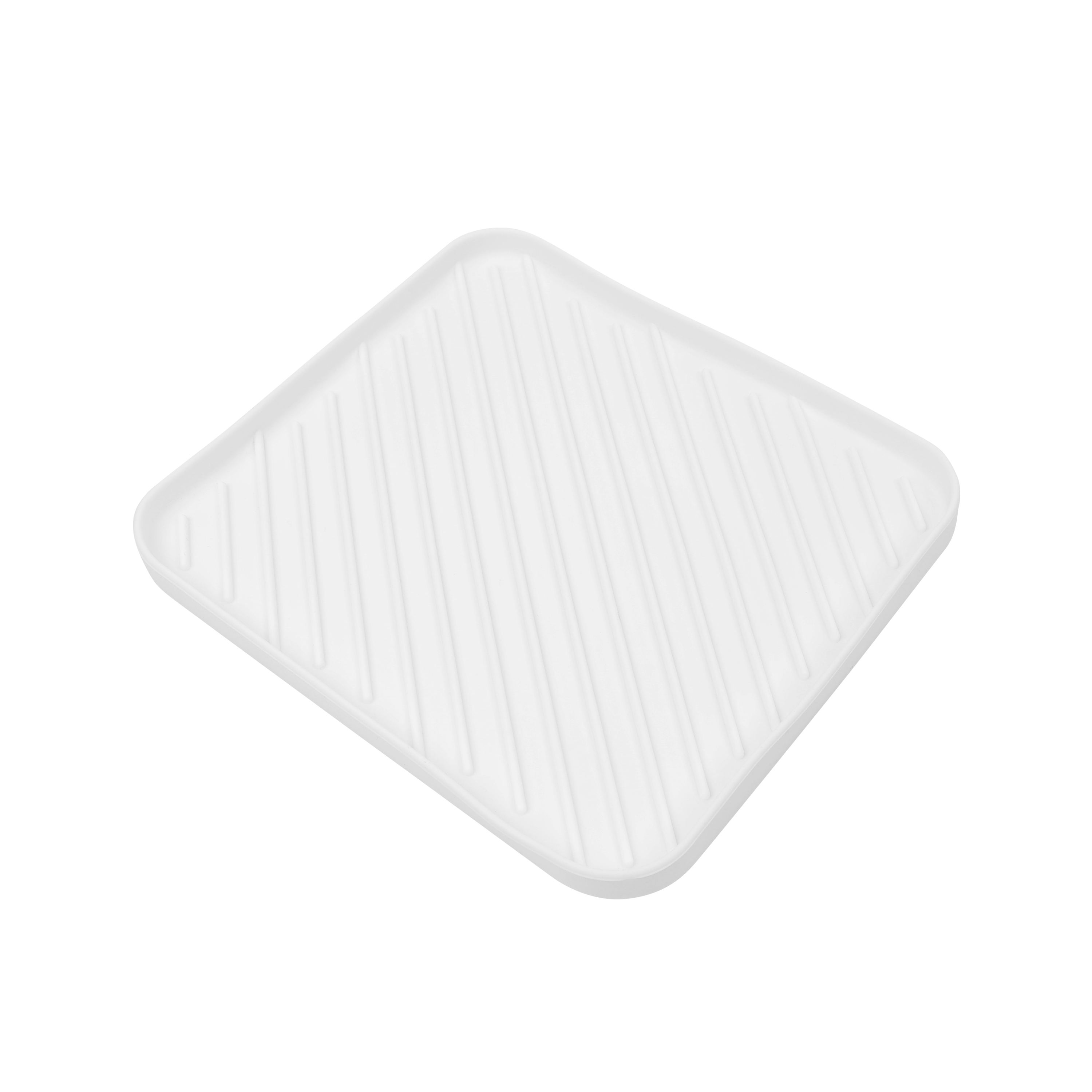 Abtropfmatte Silikon 28 x 25 cm weiss
