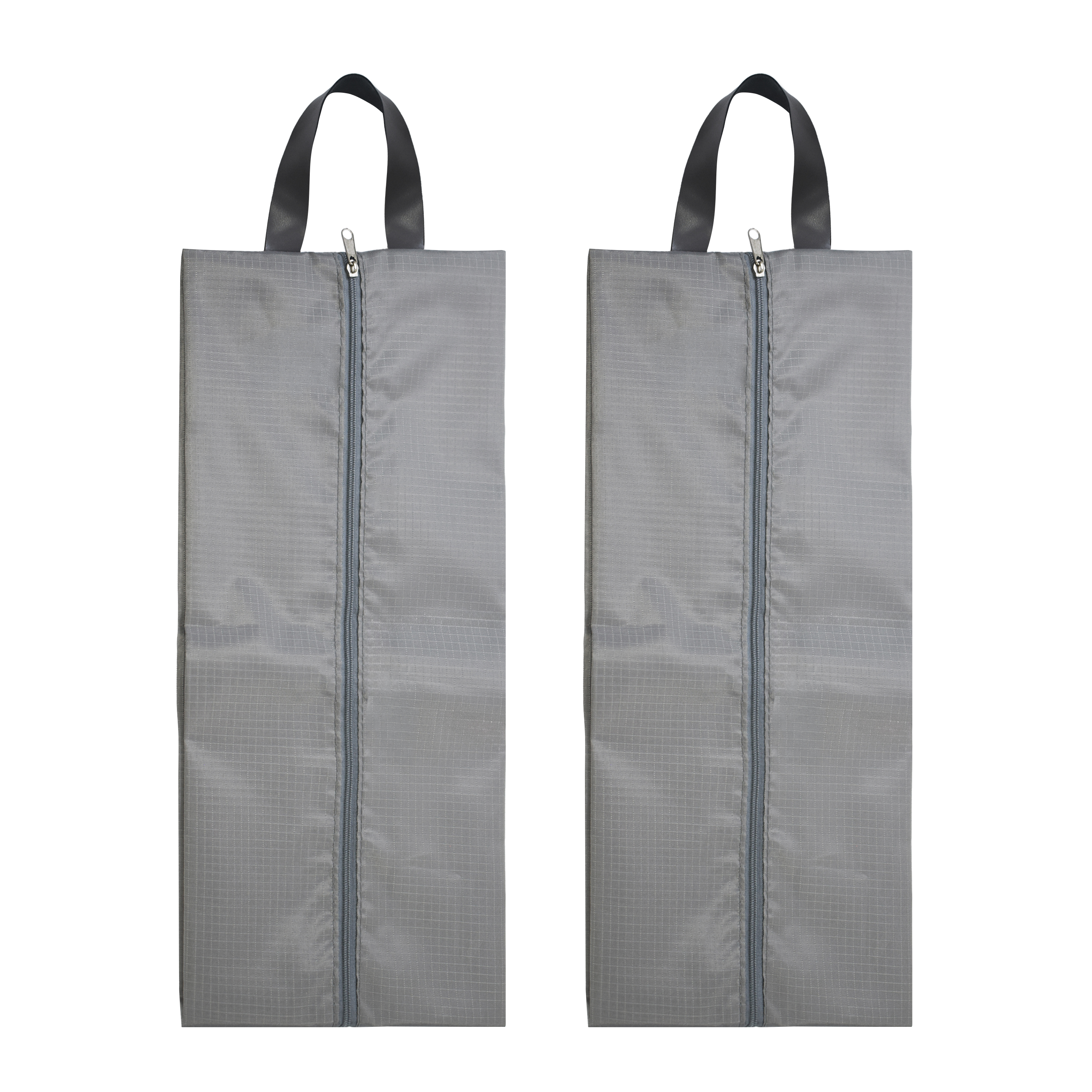 Schuhbeutel 42 x 24 cm 2er Set anthrazit
